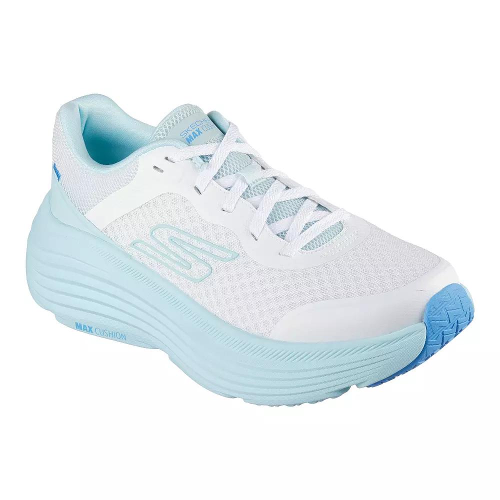 Skechers Max Cushioning Endeavour™ Canova Women's Sneakers, Size: 6.5, White Blue Product Image
