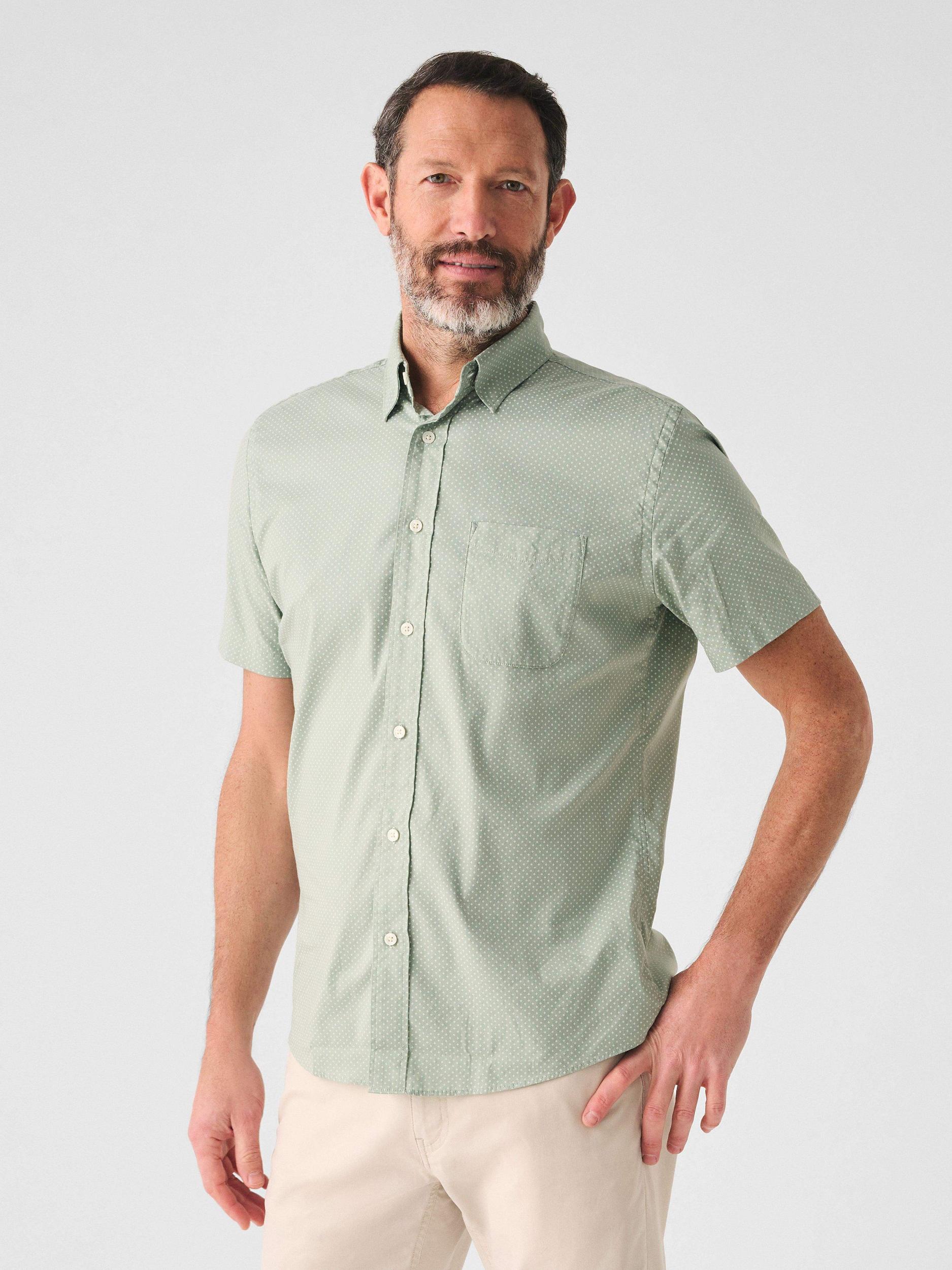 Movement™ Short-Sleeve Shirt - Sage Meridian Print Male Product Image