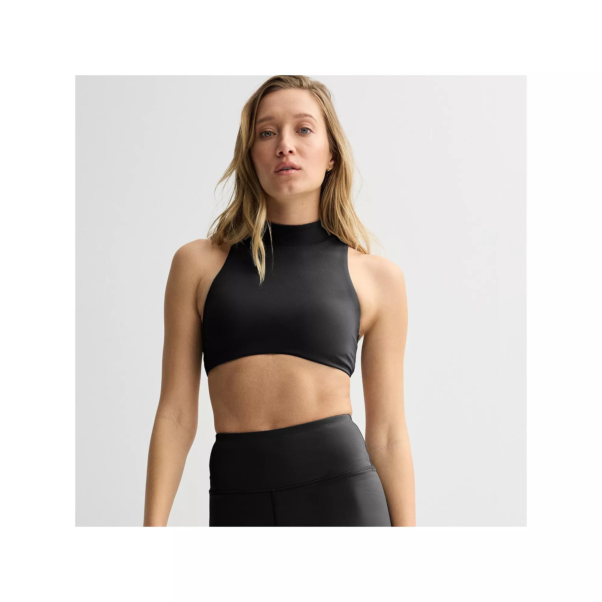 Women's FLX Swim to Gym Bra Top, Size: XL, Mineral Black Product Image