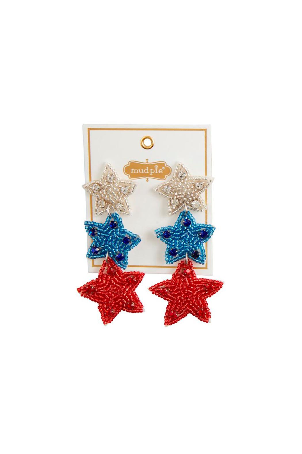 Patriotic Beaded Earring Product Image
