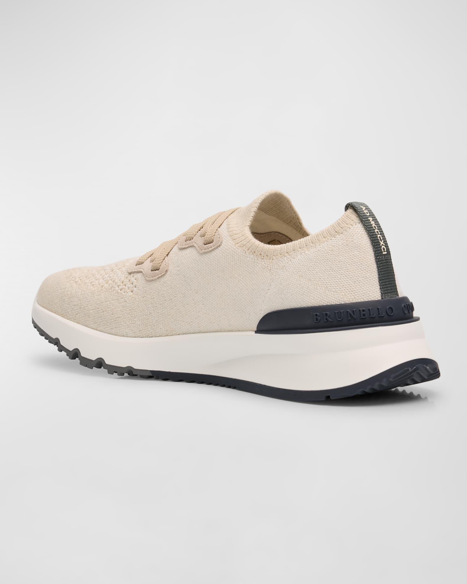 Men's Melange Knit Runner Sneakers Product Image