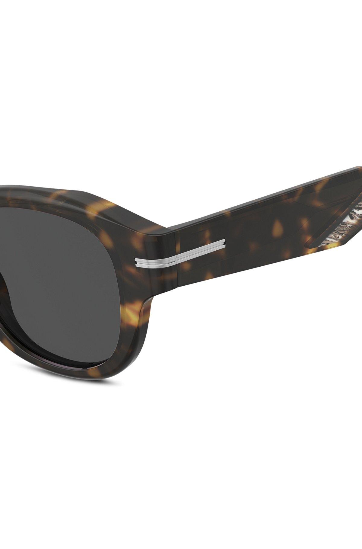 Patterned-acetate sunglasses with silver-tone hinges Product Image
