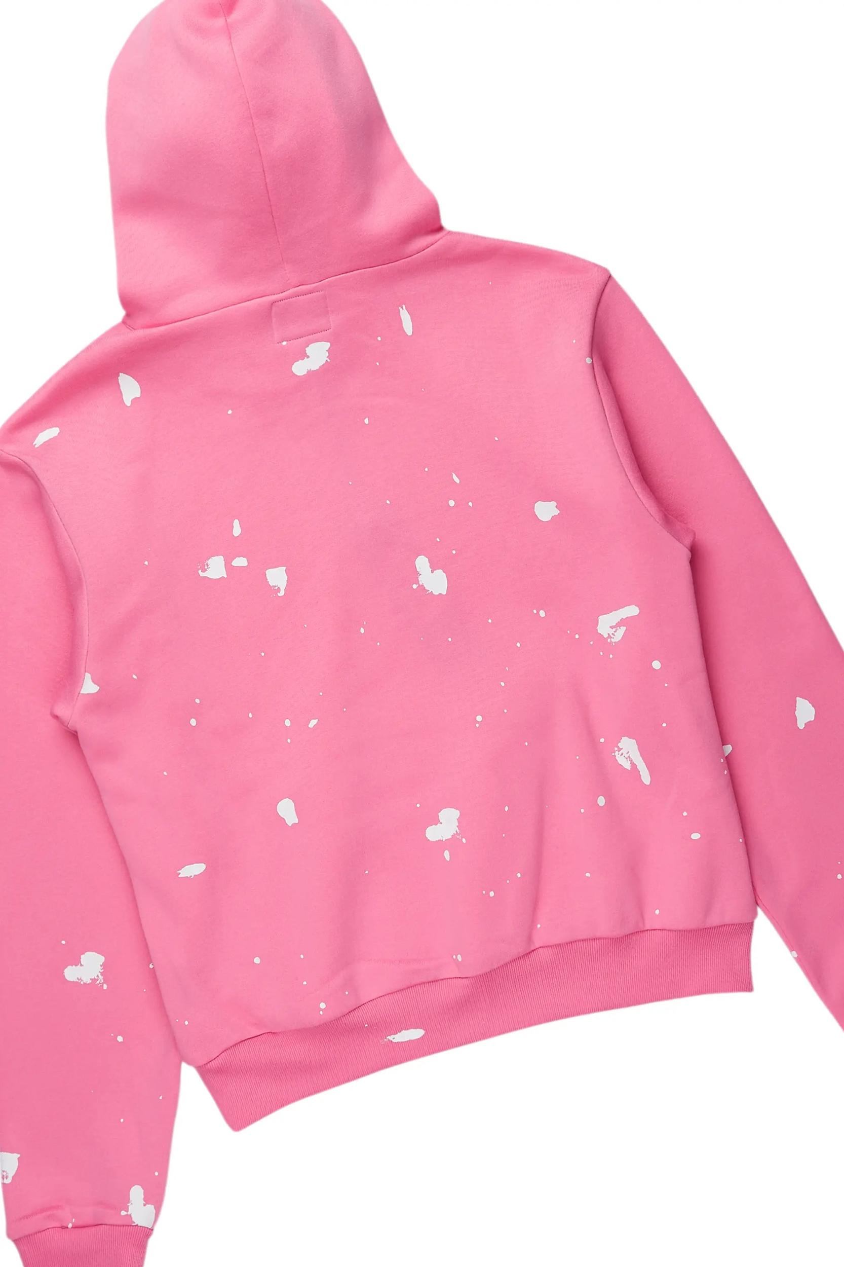 Just Between Us Bubblegum Pink Short Set Female Product Image