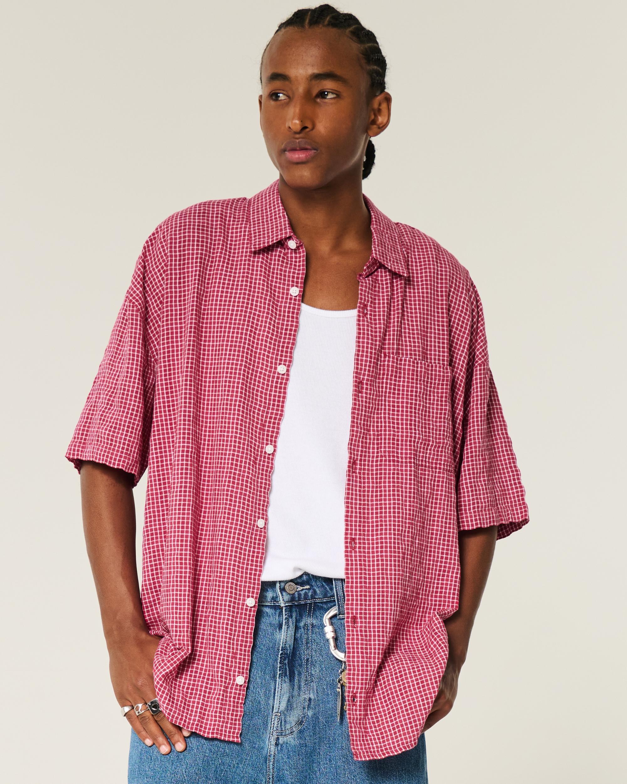 Baggy Short-Sleeve Shirt Product Image
