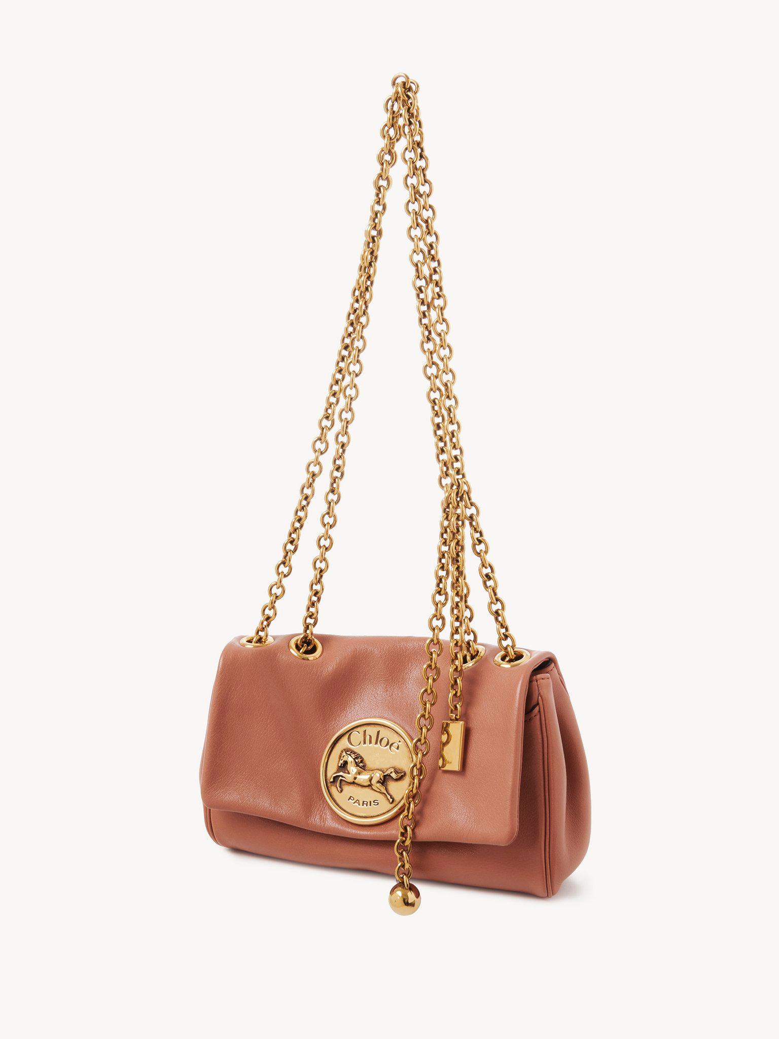 Small Chloé Heritage shoulder bag in grained leather Product Image