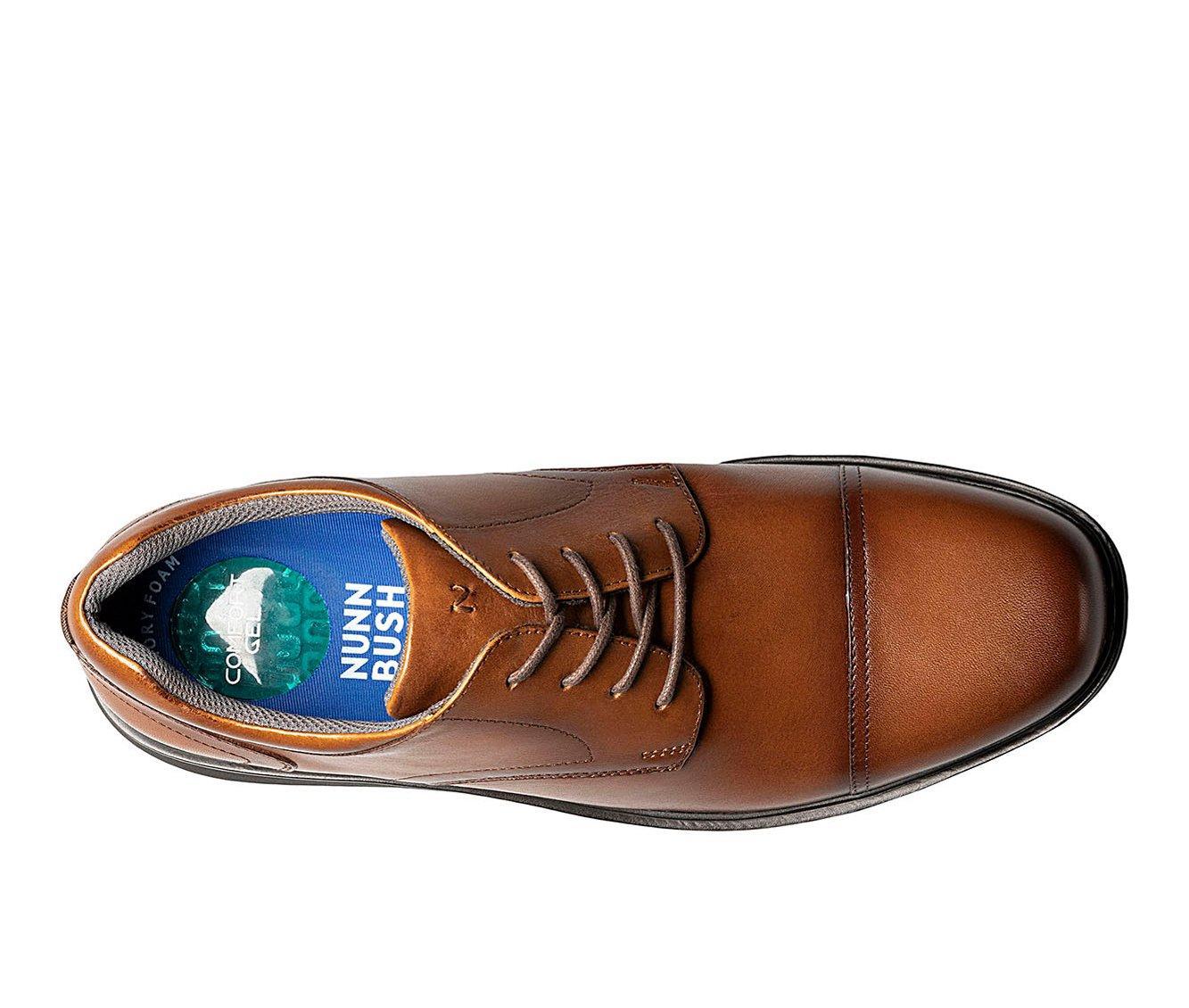 Men's Nunn Bush Kore Pro Cap Toe Slip-Resistant Oxfords Product Image