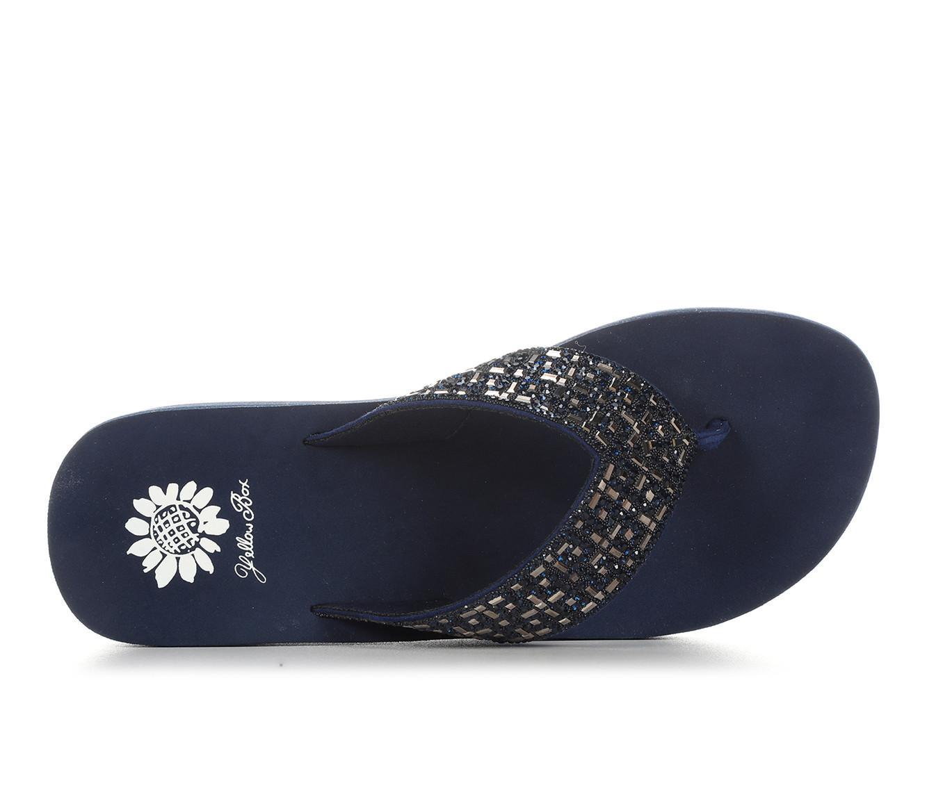 Women's Yellow Box Tari Wedge Flip-Flops Product Image