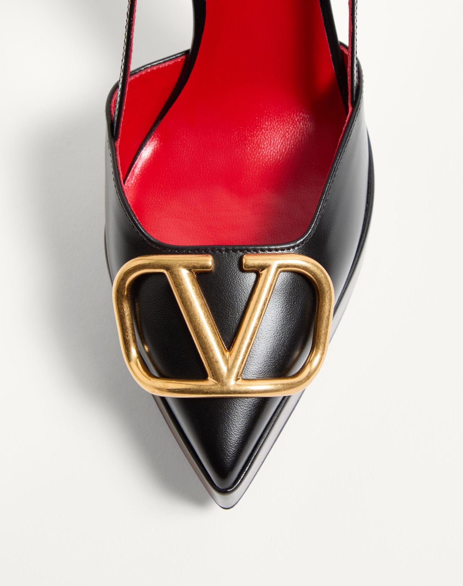 Vlogo Signature Calfskin Slingback Platform Pump 120Mm Product Image