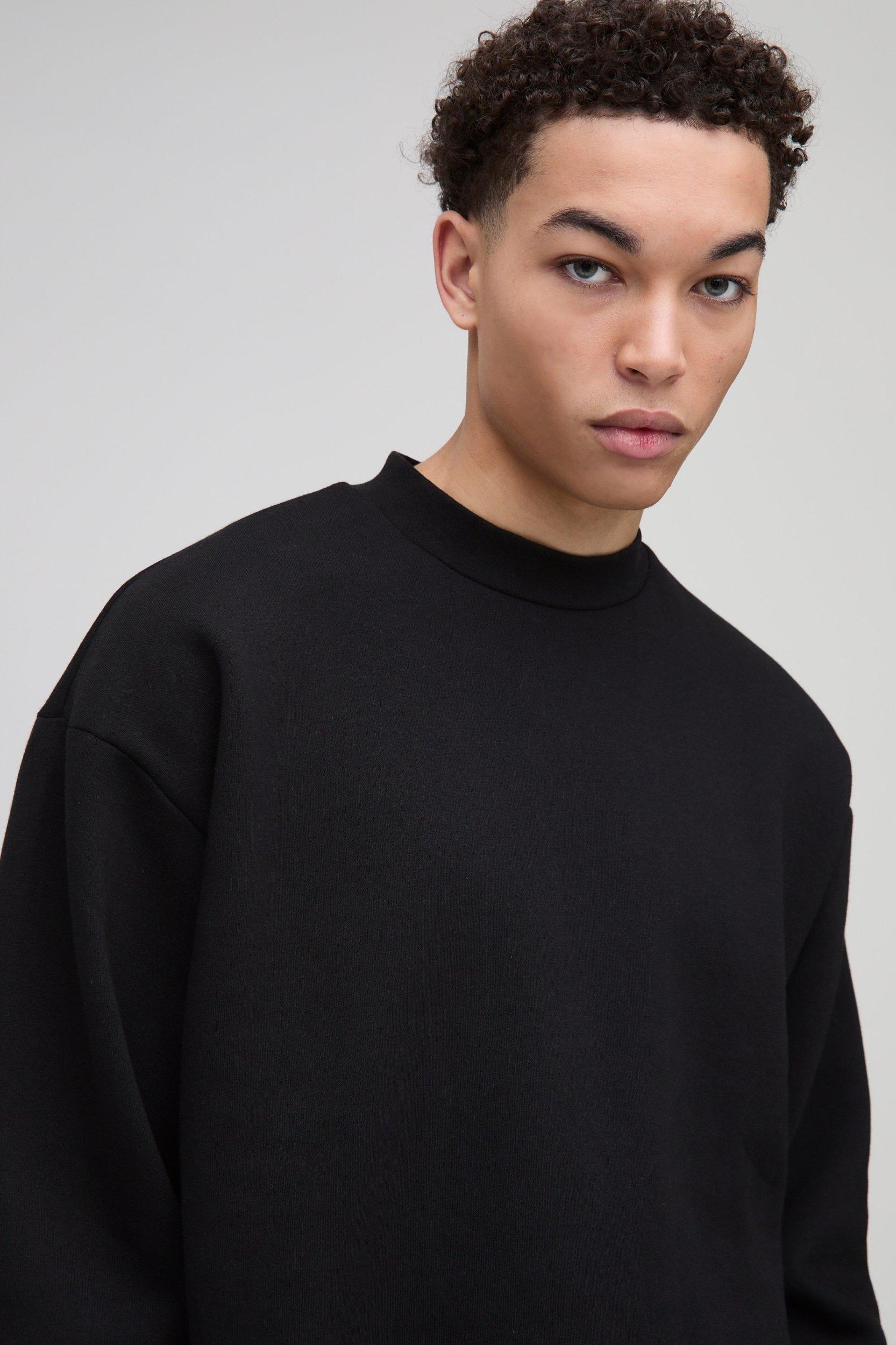 330GSM Oversized Sweatshirt | boohooMAN USA Product Image