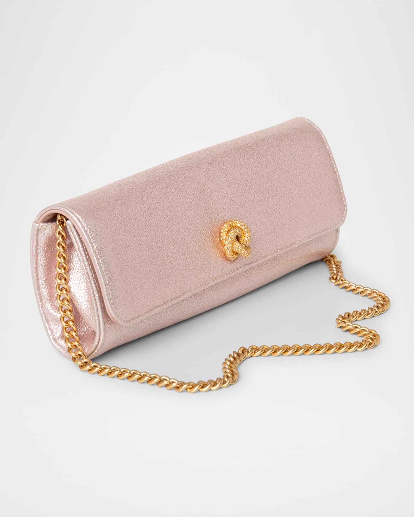 Robbie Mini Flap Metallic Clutch Bag  Product Image