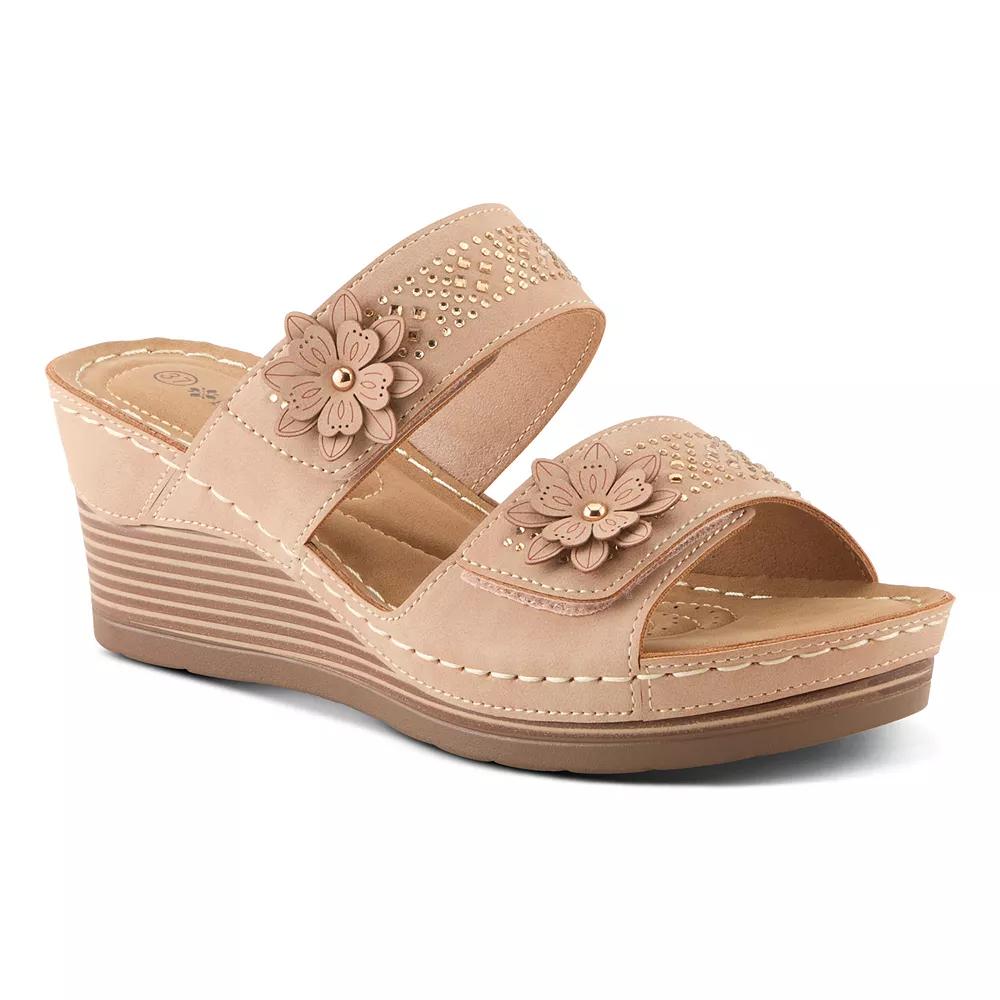 Patrizia Marghera Women's Wedge Slide Sandals, Size: 39, Blush Product Image