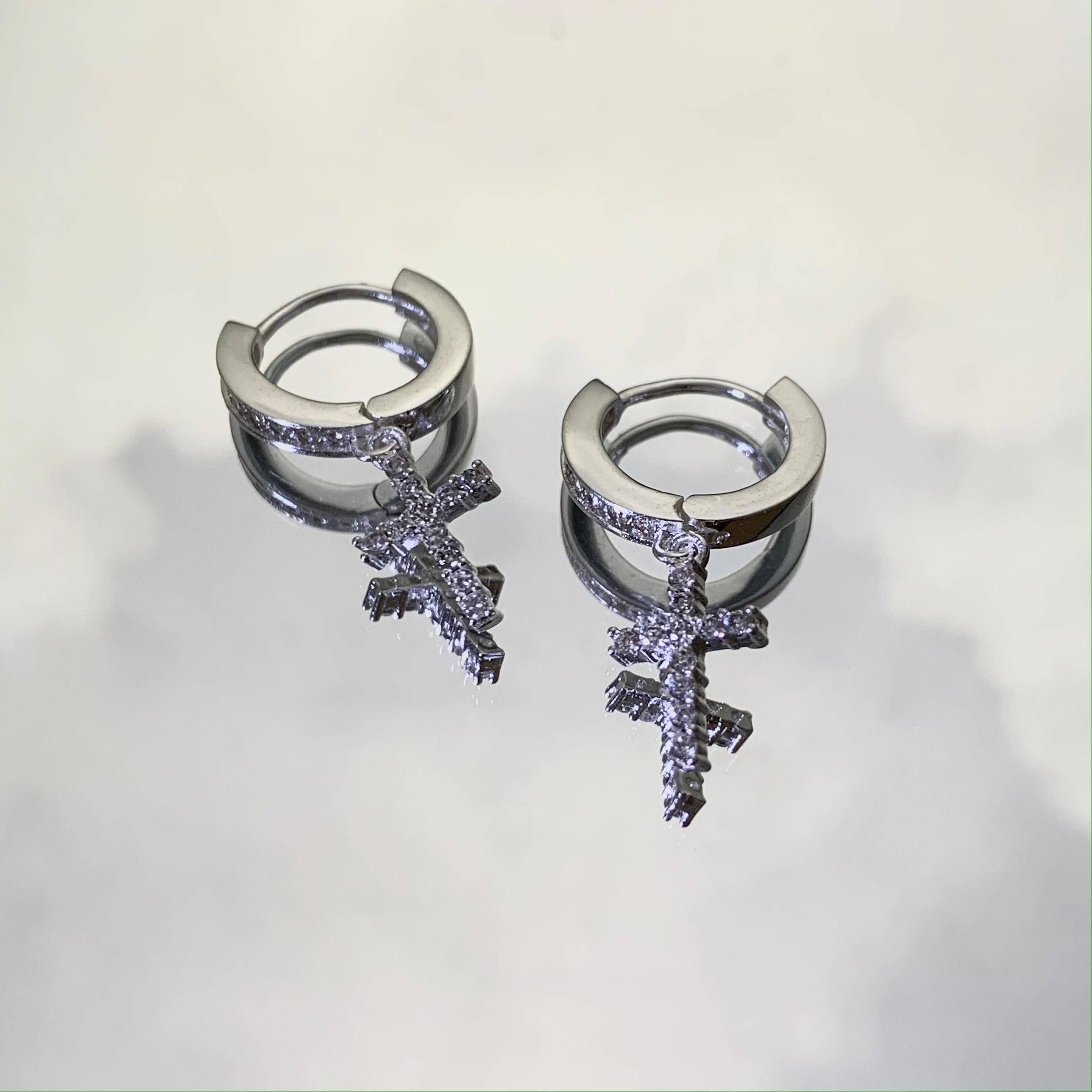 Don't Cross Me Earrings Product Image