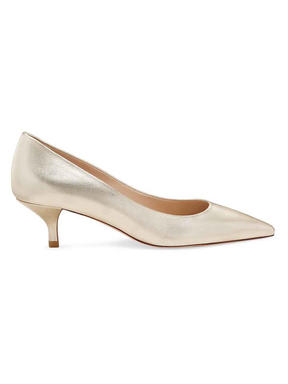 Womens Power 50MM Metallic Leather Pumps Product Image