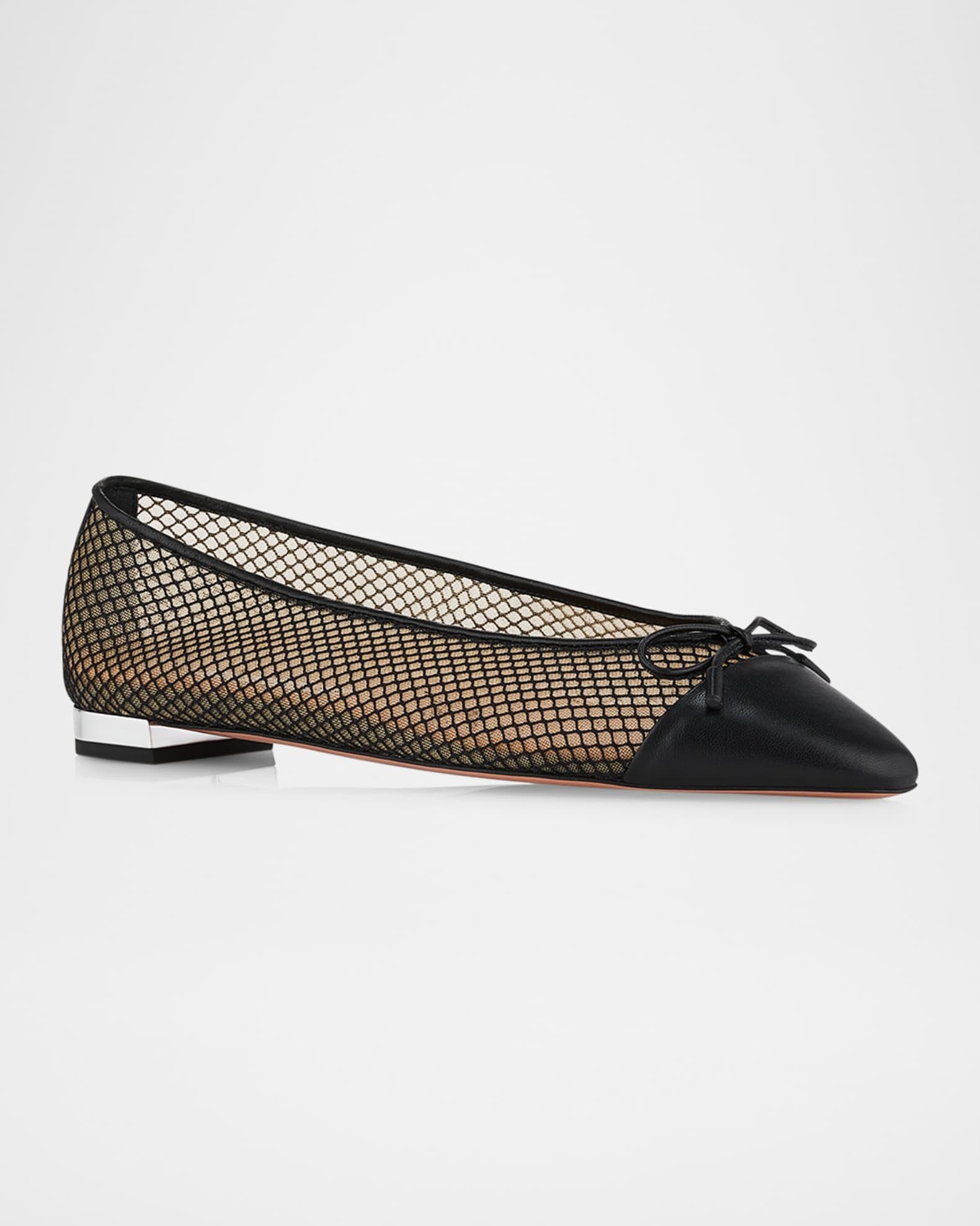 Gioia Mesh Net Cap-Toe Ballerina Flats Product Image