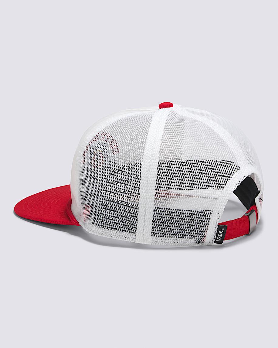 Sixty Sixers Trucker Hat in Racing Red / White| Vans US Product Image