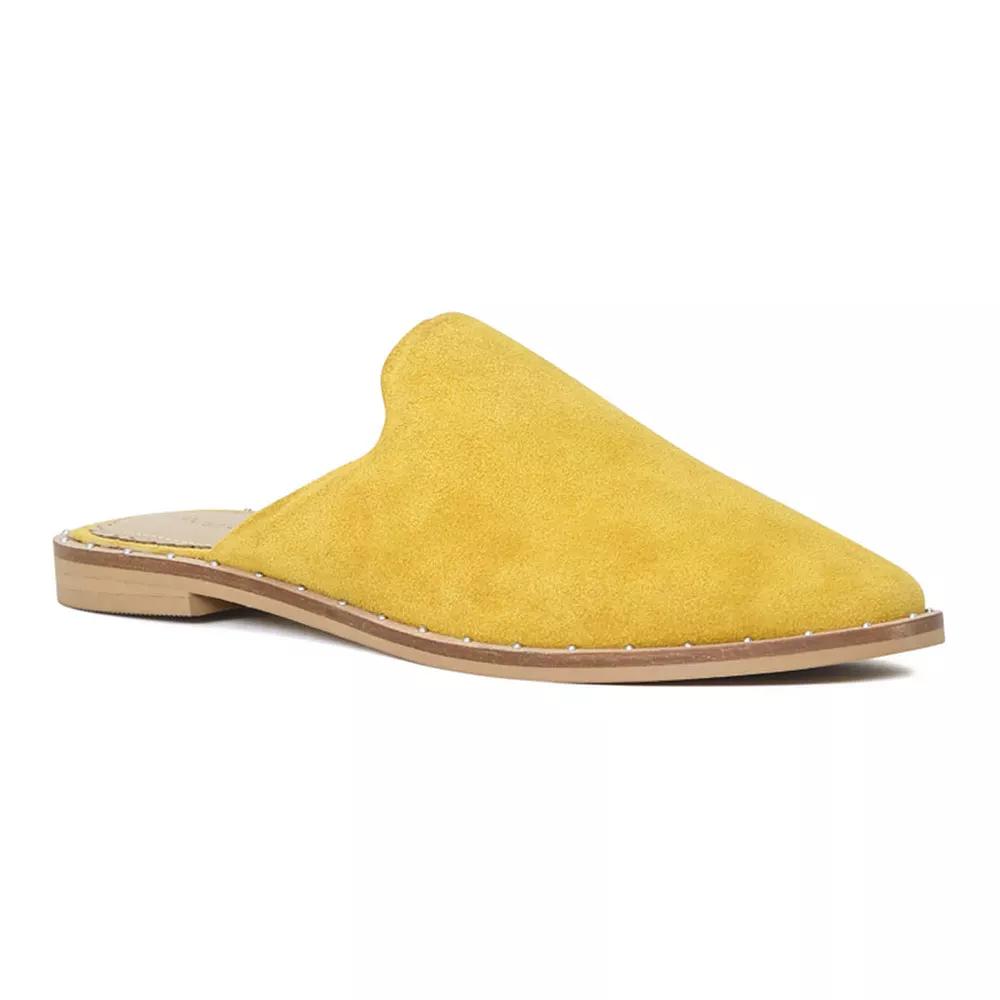 Rag & Co Lia Women's Suede Mules,  Product Image