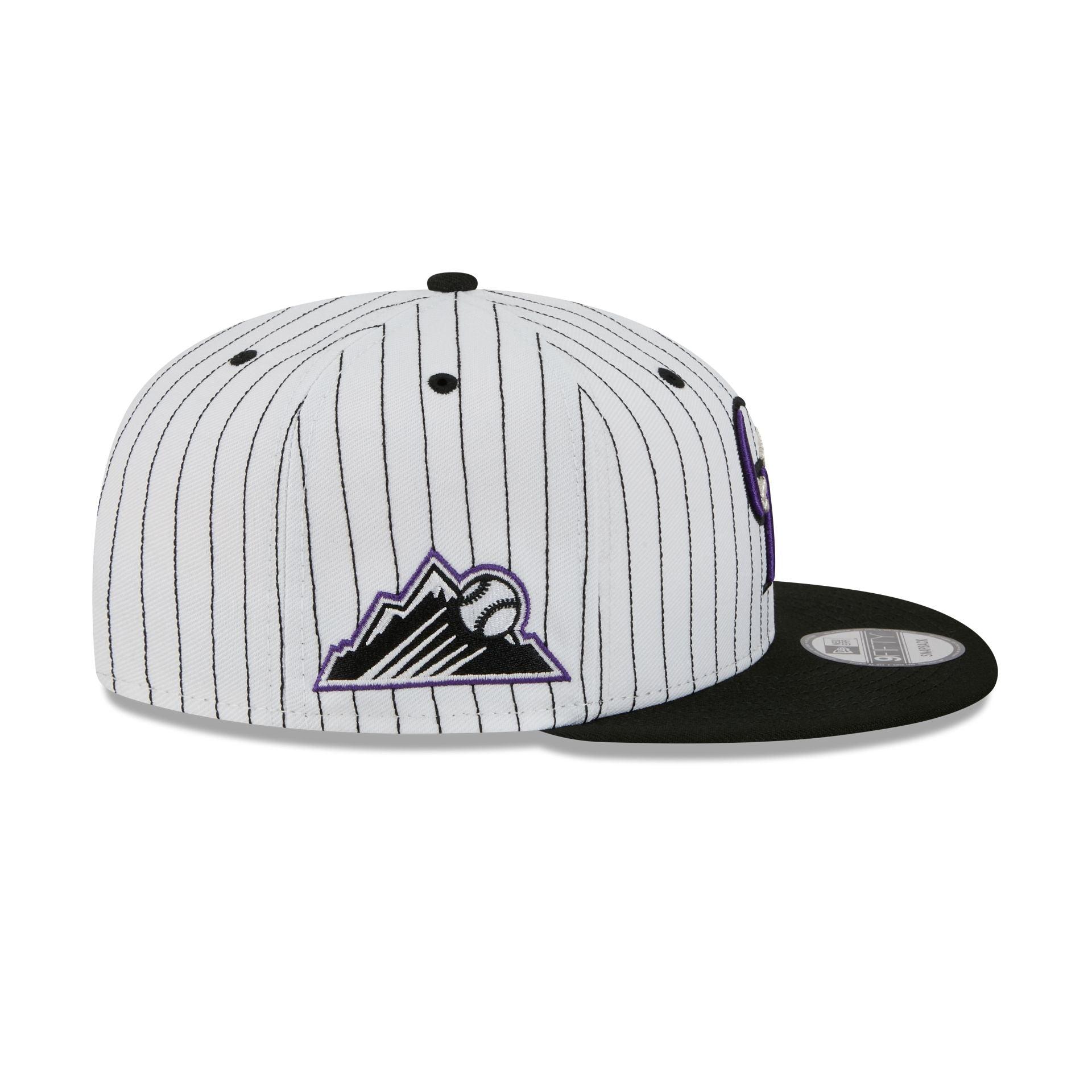 Colorado Rockies Deceptor Pinstripe 9FIFTY Snapback Hat Male Product Image
