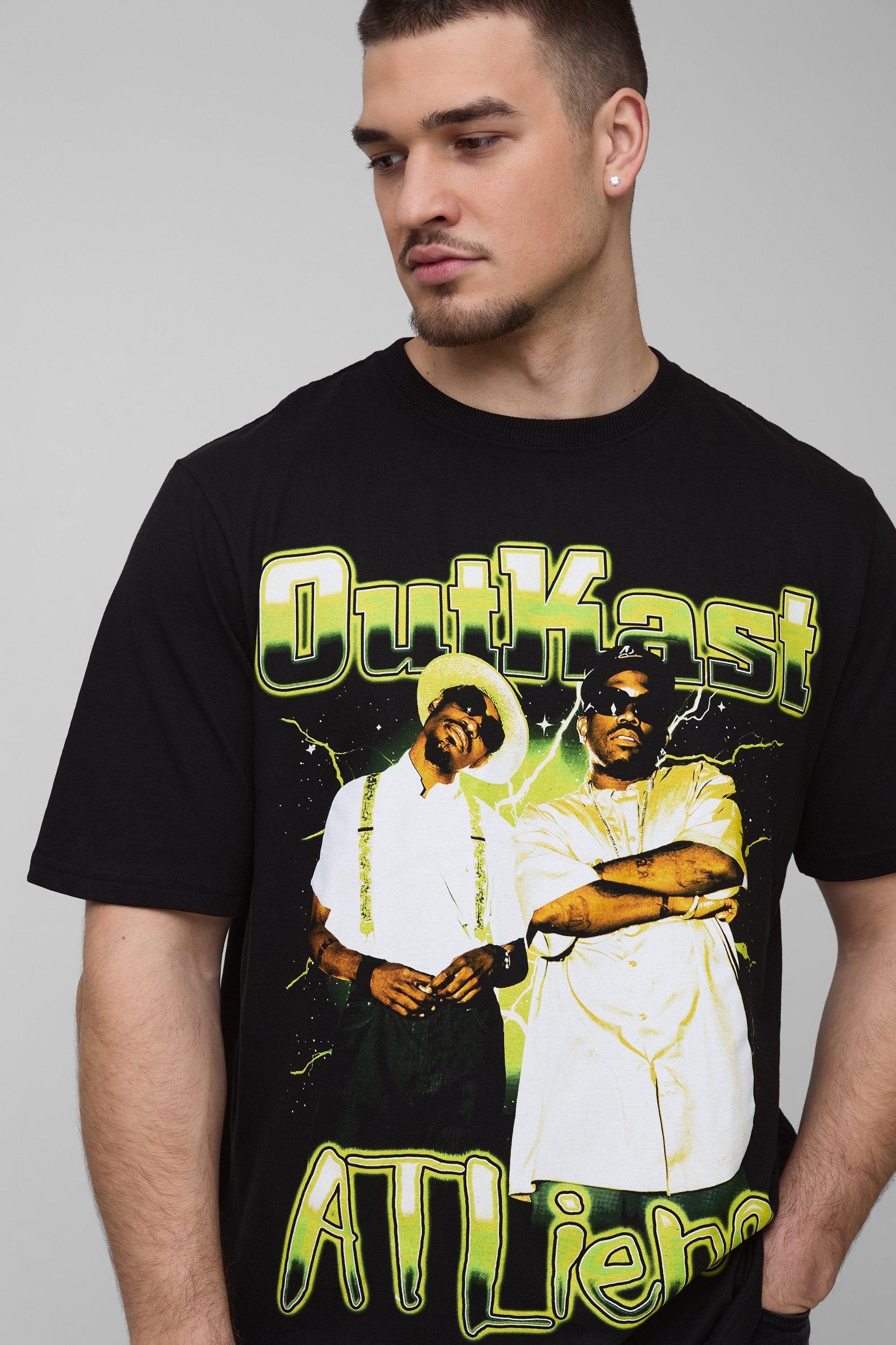 Tall Outkast License Print T-Shirt | boohooMAN USA Product Image