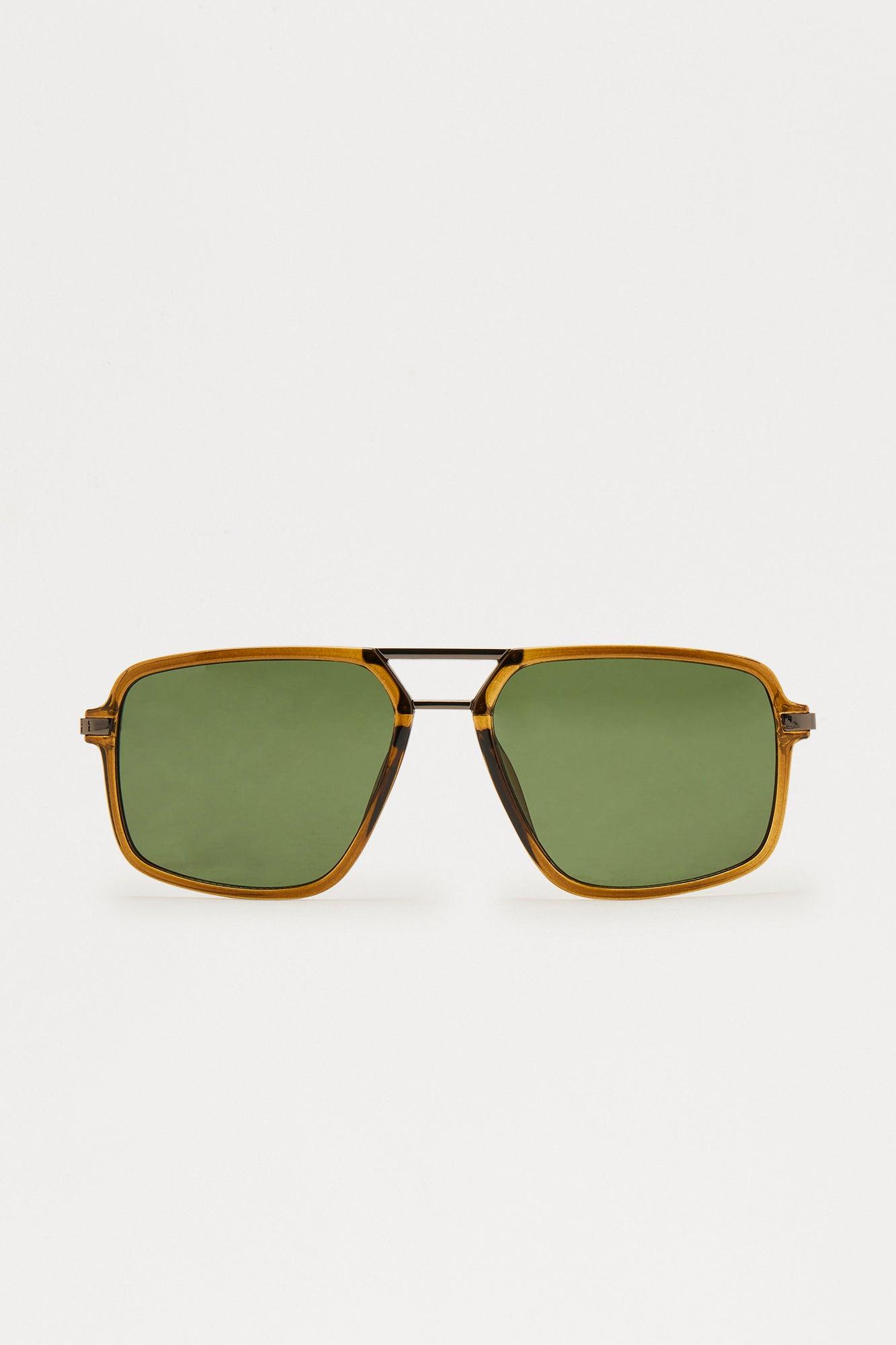 Afterglow Square Sunglasses - Brown Product Image