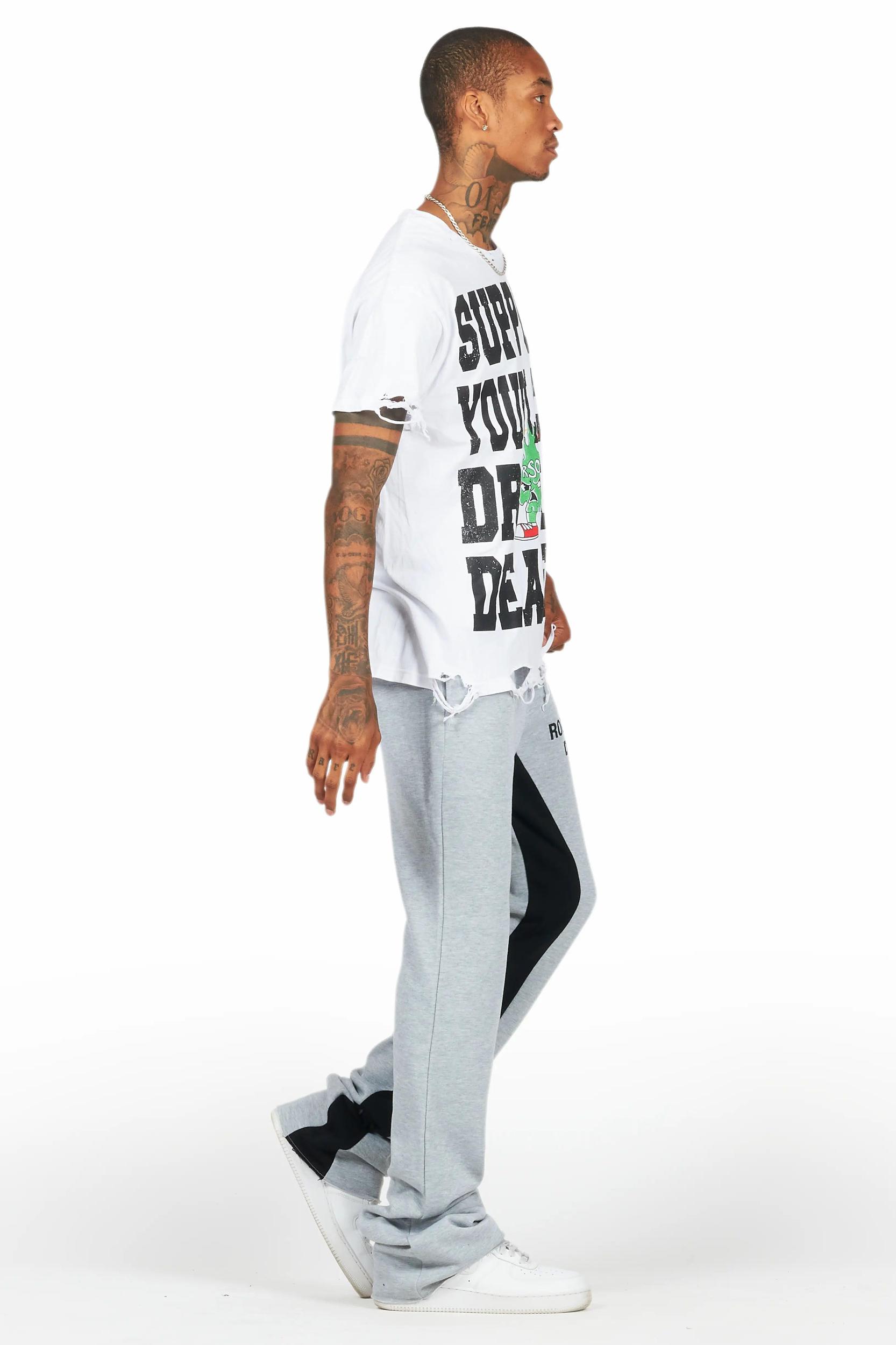 Alpine Heather Grey Baggy Pant Male Product Image