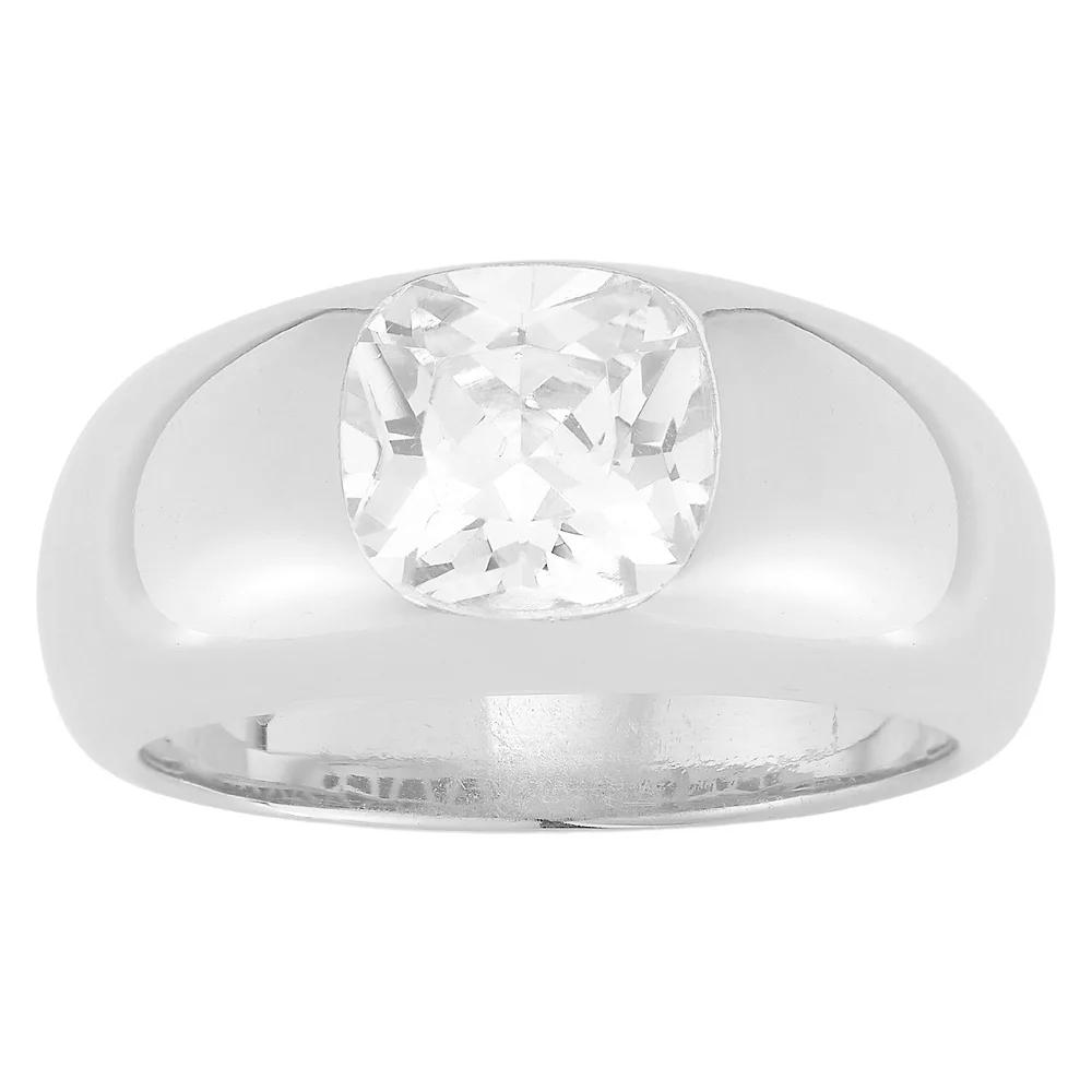 Sunkissed Sterling Cubic Zirconia Dome Ring, Women's,  Product Image