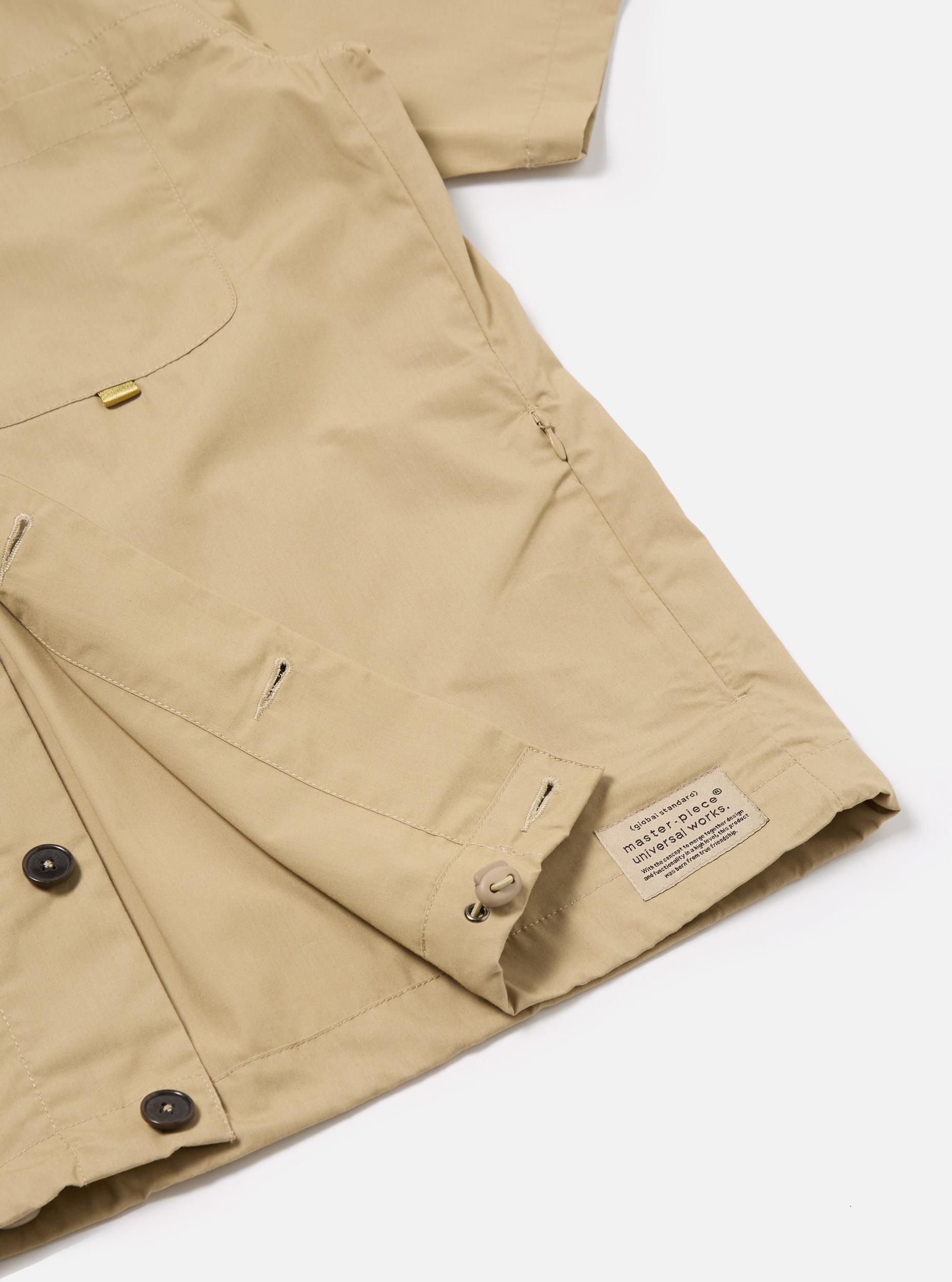 master-piece x Universal Works Sand Recycled Polytech Tech Overshirt Product Image