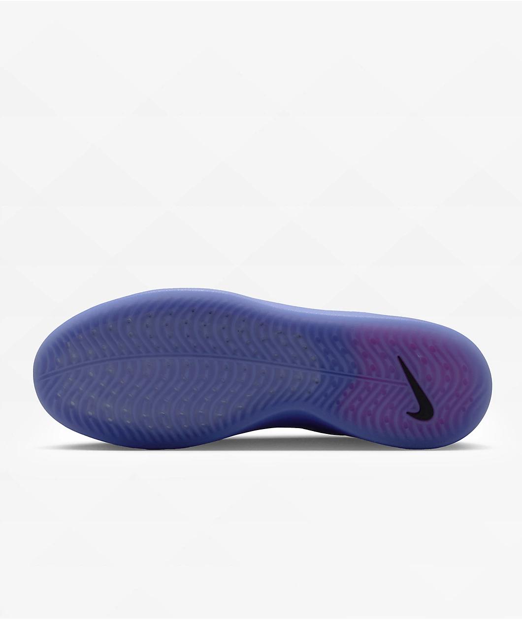 Nike SB Zoom Nyjah 4 Thistle, Black & Grey Skate Shoes Product Image