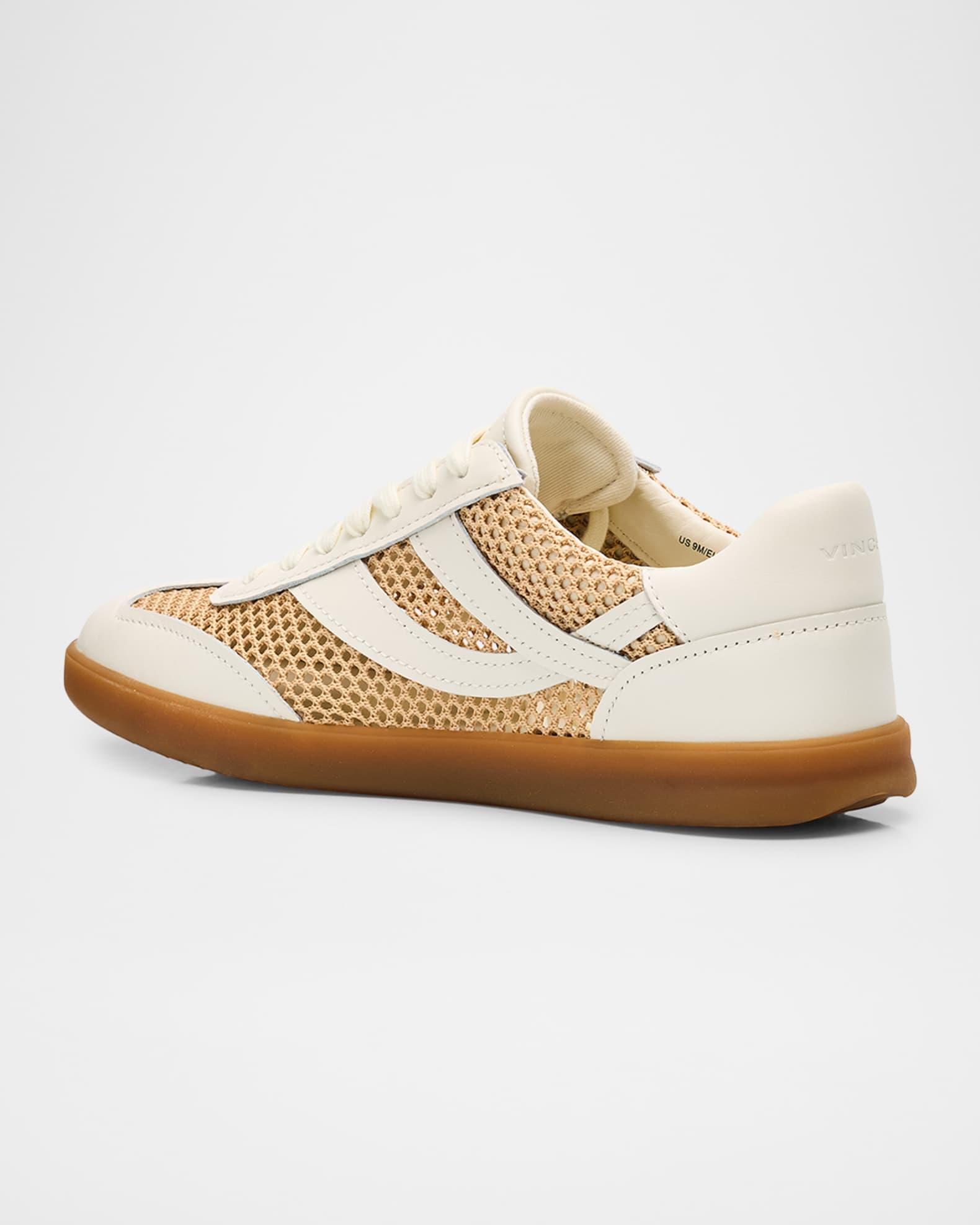 Oasis Net Leather Low-Top Sneakers Product Image