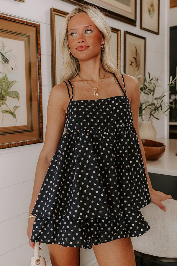 Picking Flowers Embroidered Romper Product Image