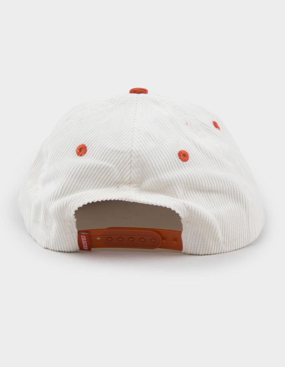 SEAGER Big Corduroy Snapback Hat - Cream Combo Product Image