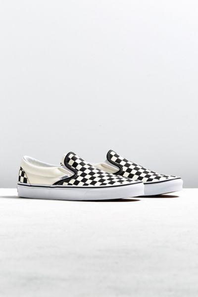 Vans Mens Classic Slip-On Checkerboard Sneaker Mens at Urban Outfitters Product Image