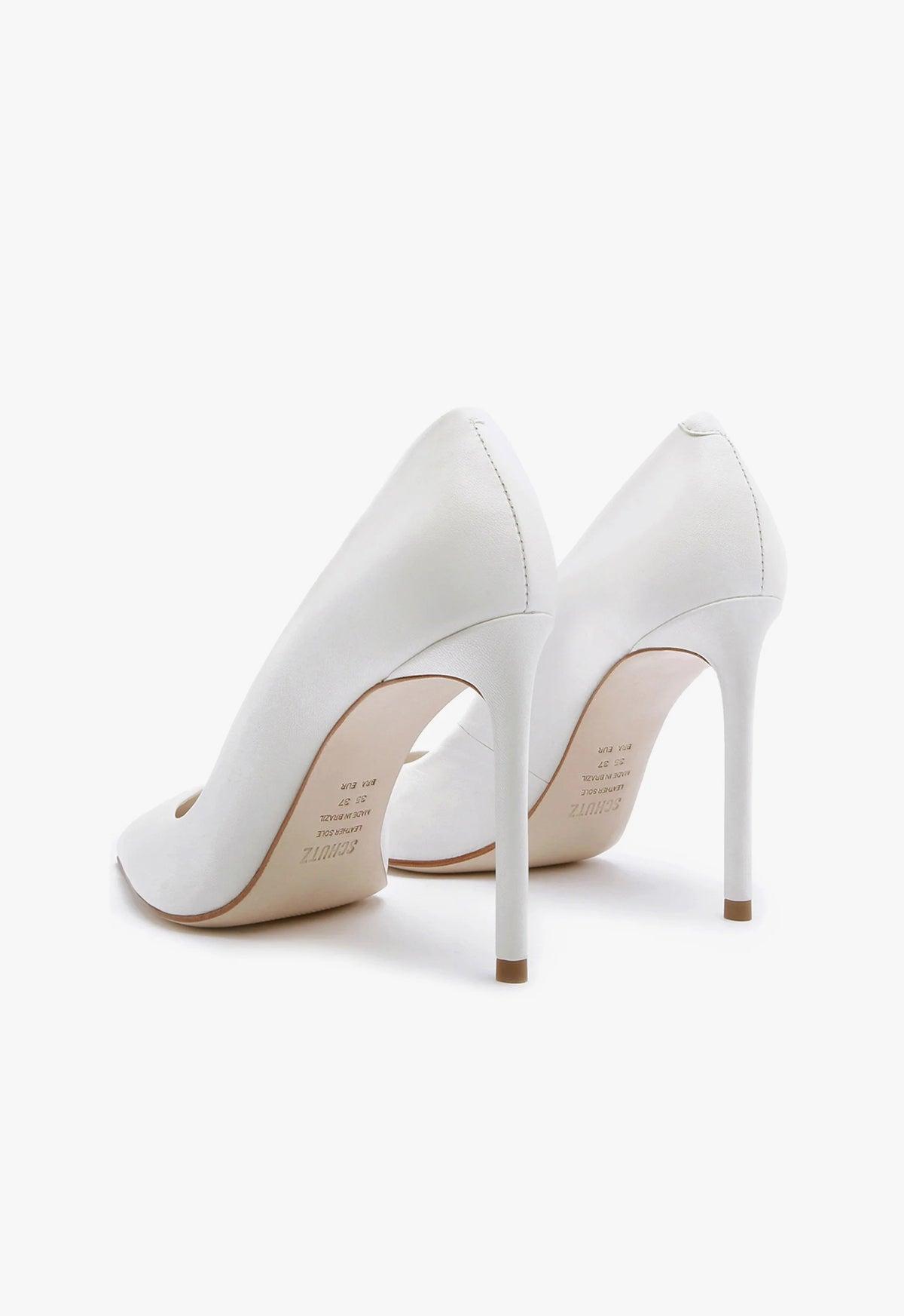 Lou High Stiletto White Pump Female Product Image