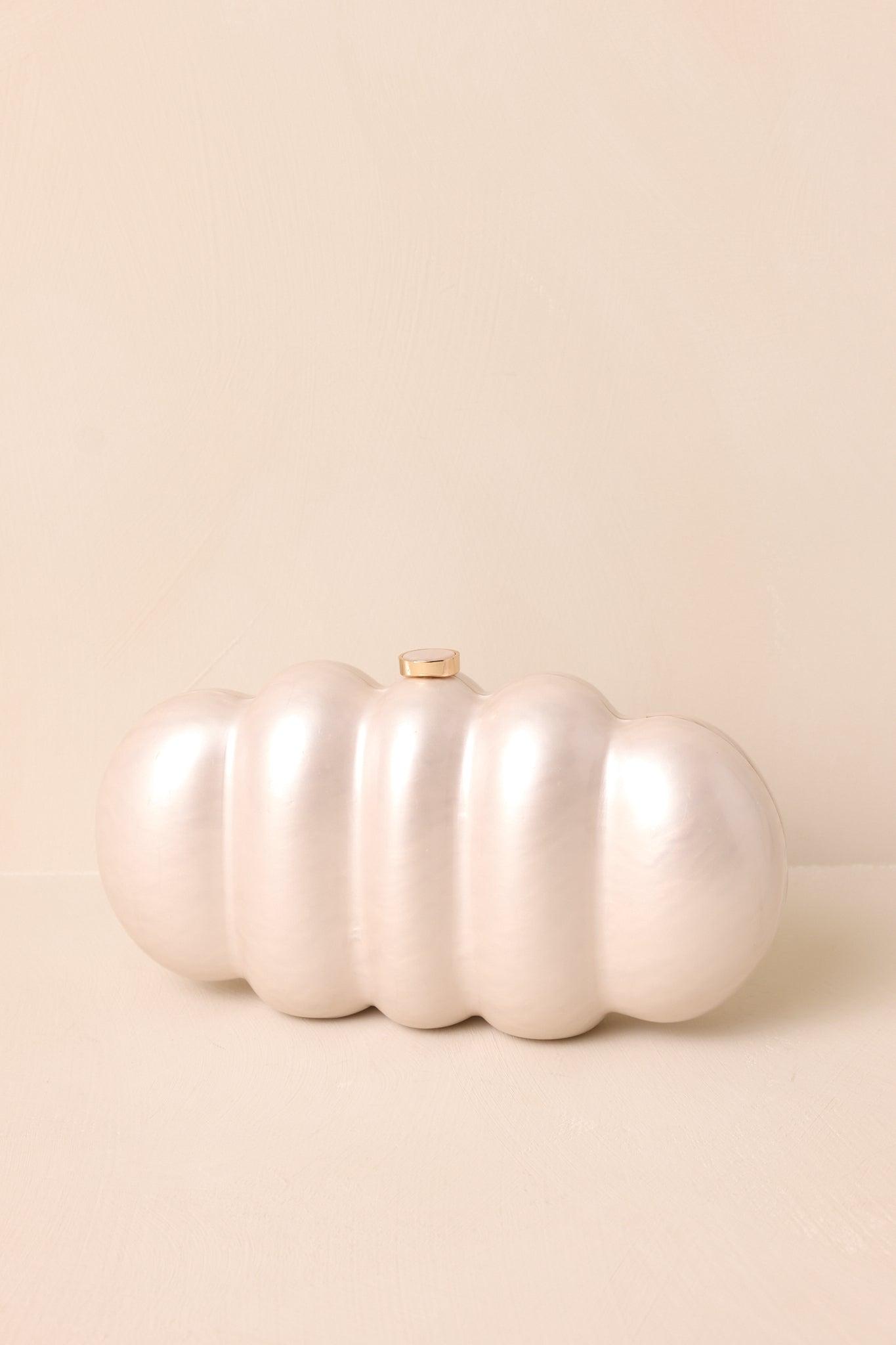 Fallen Halo Ivory Pearlescent Clutch Product Image