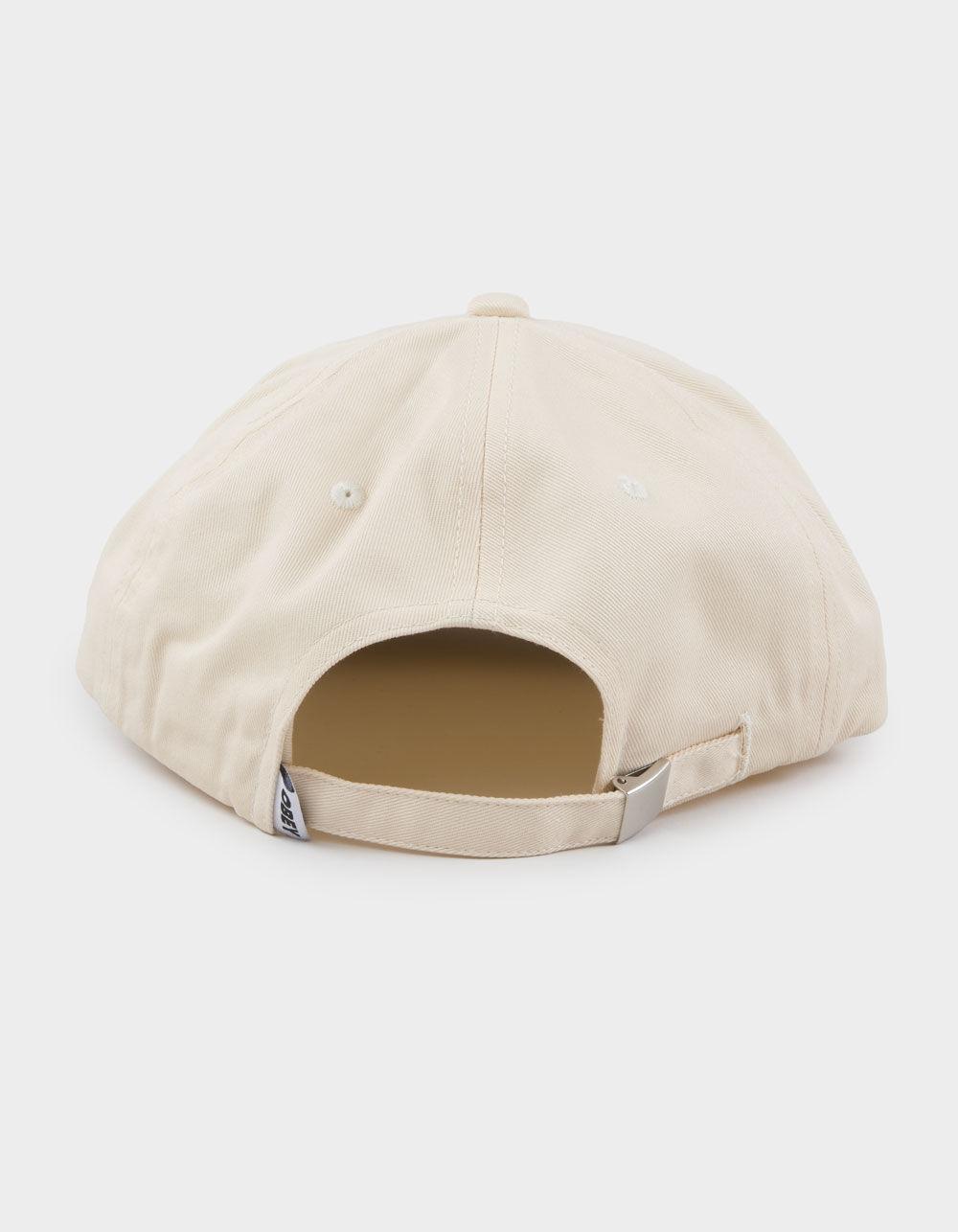 OBEY Oval 6 Panel Strapback Hat - NATURAL Product Image