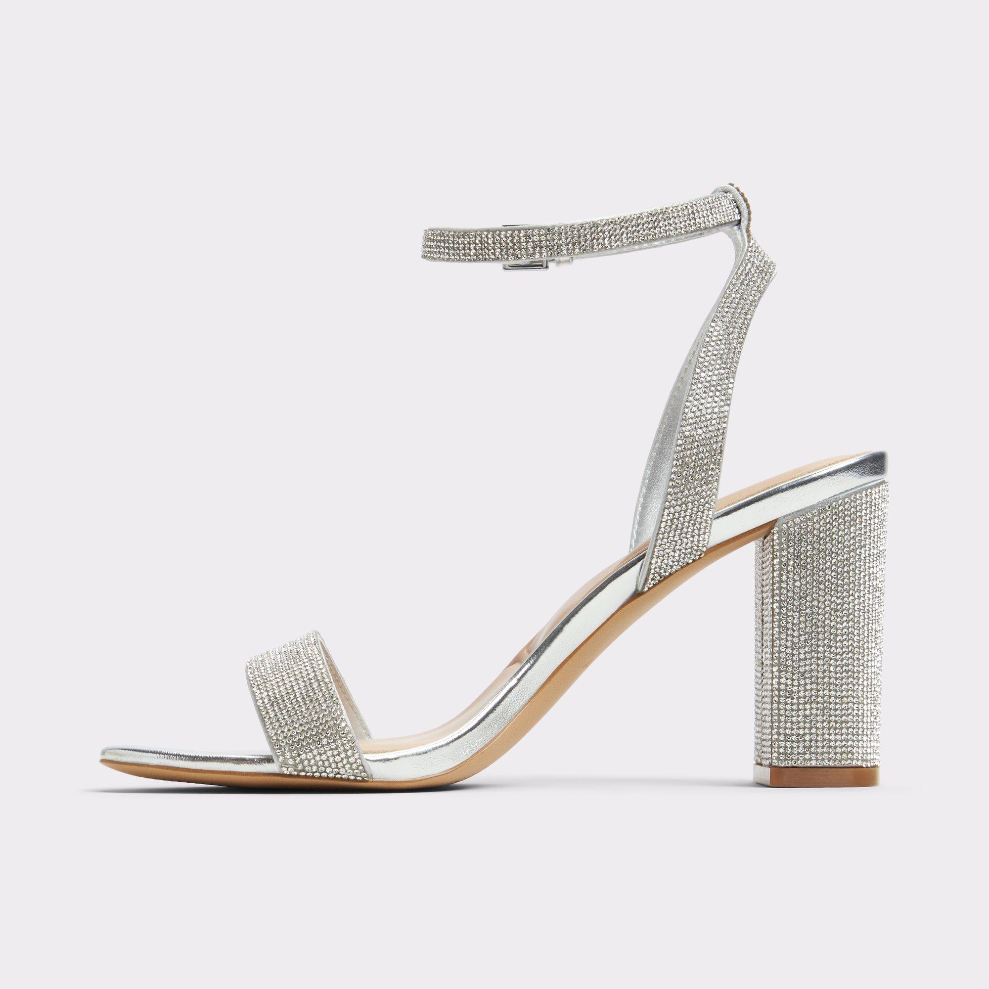 Rhiannon Silver Women's Strappy sandals | ALDO US Product Image