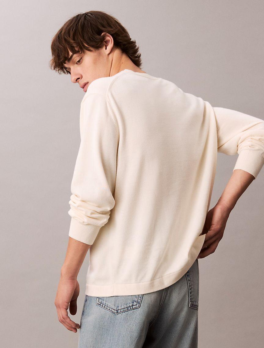 Colorblock Logo Graphic Classic Sweater Product Image