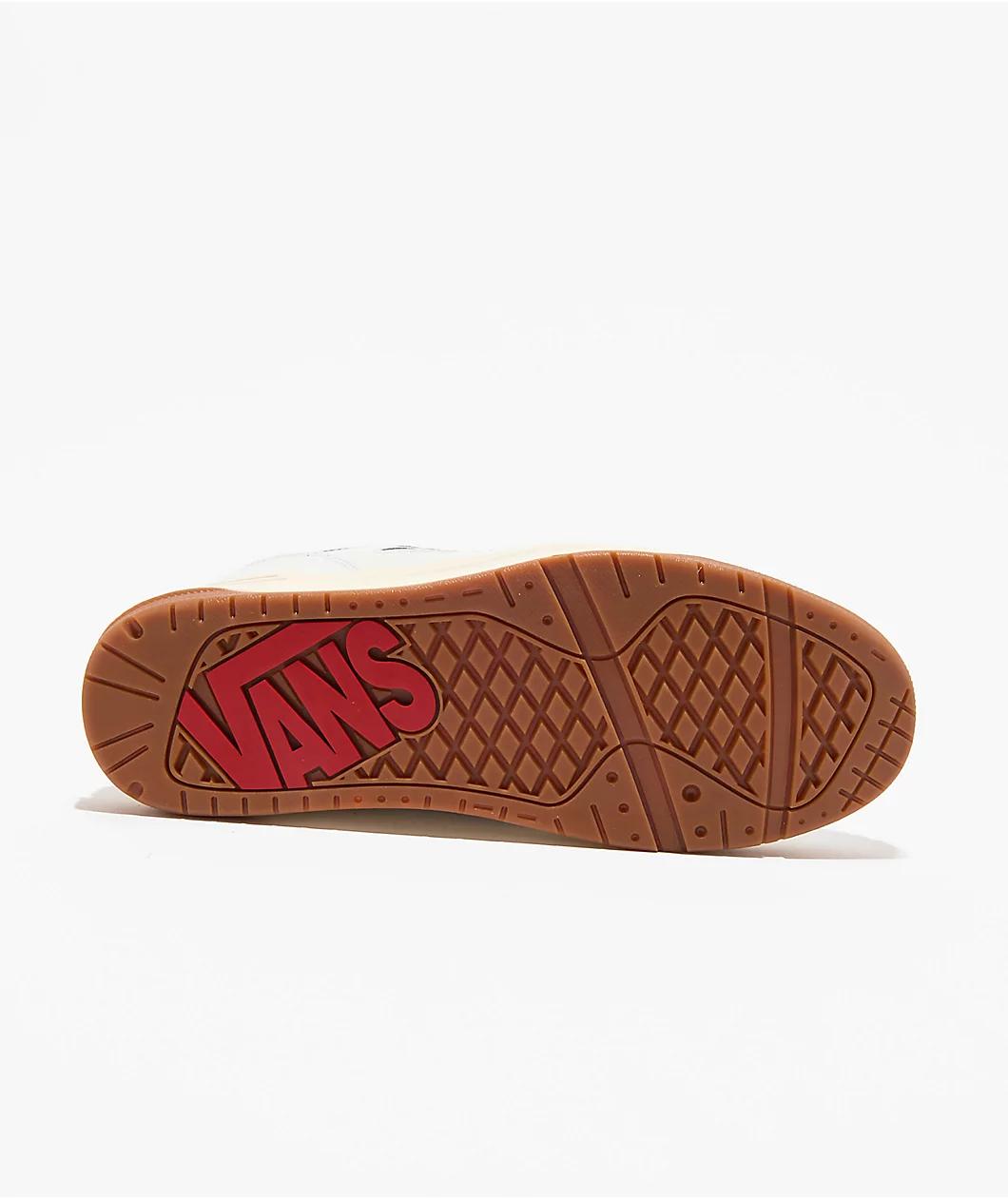 Vans Upland White & Black Skate Shoes Product Image