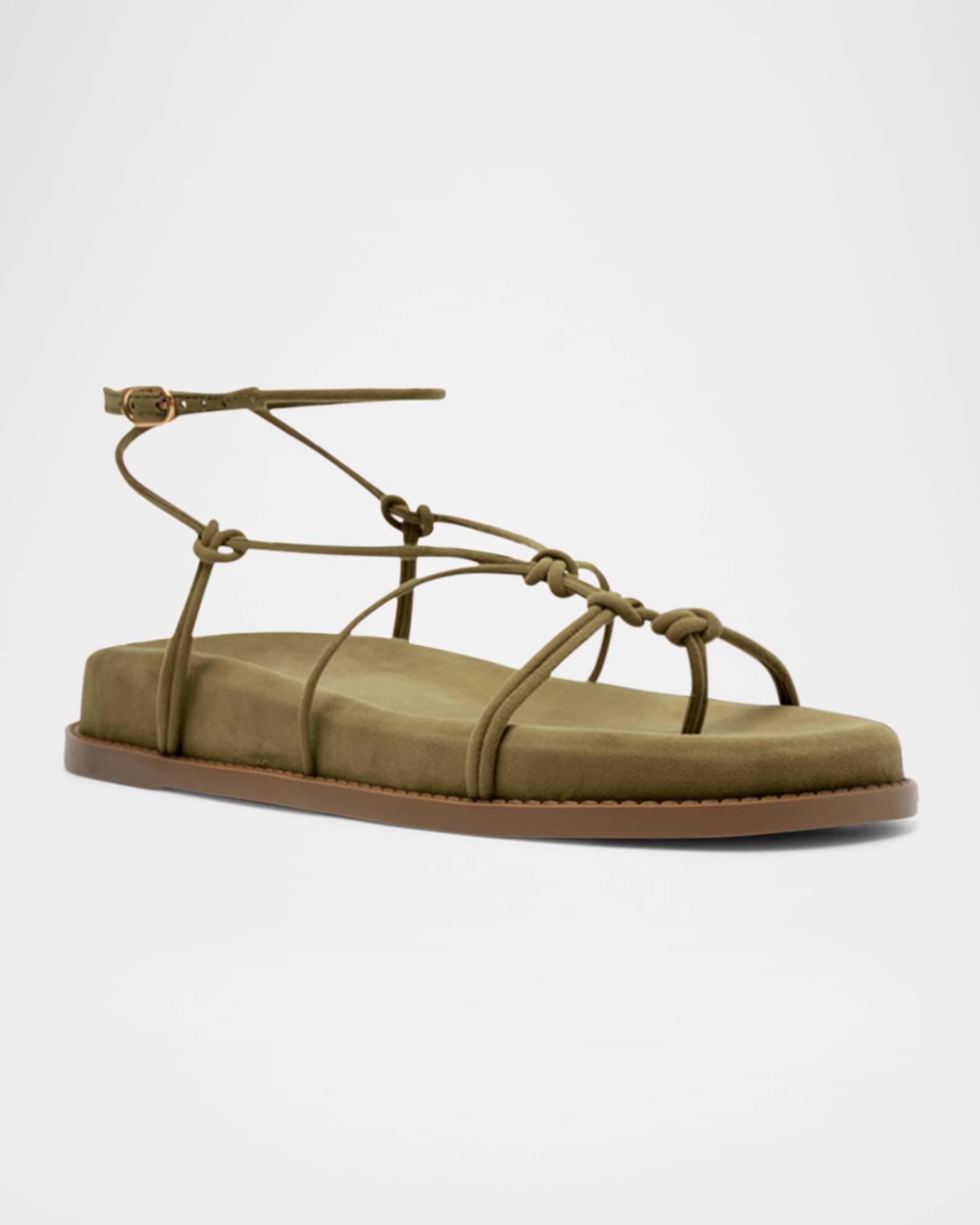 Calabria Strappy Suede Sporty Sandals Product Image