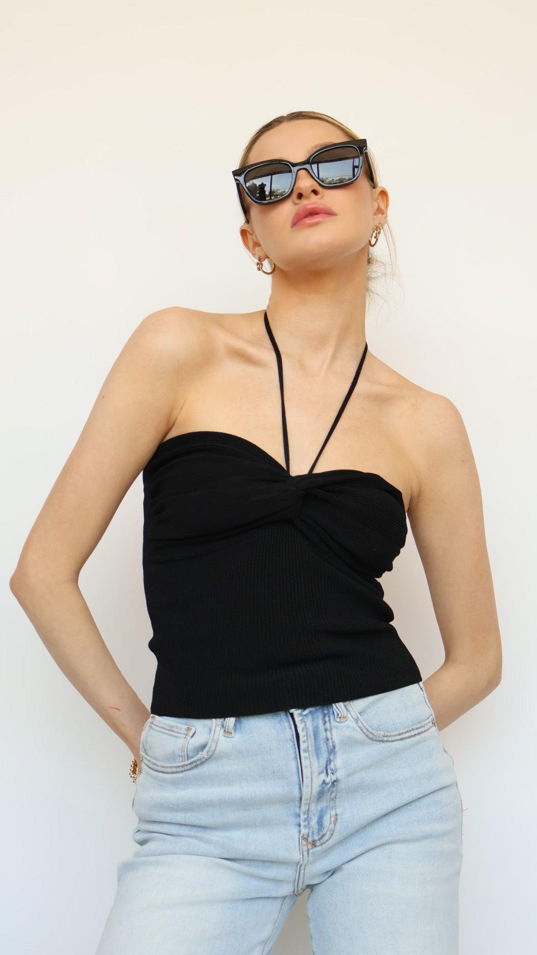 Knit Halter Top Product Image