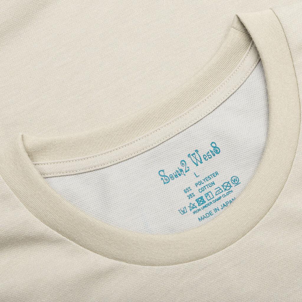 Round Pocket S/S Tee - Grey Male Product Image