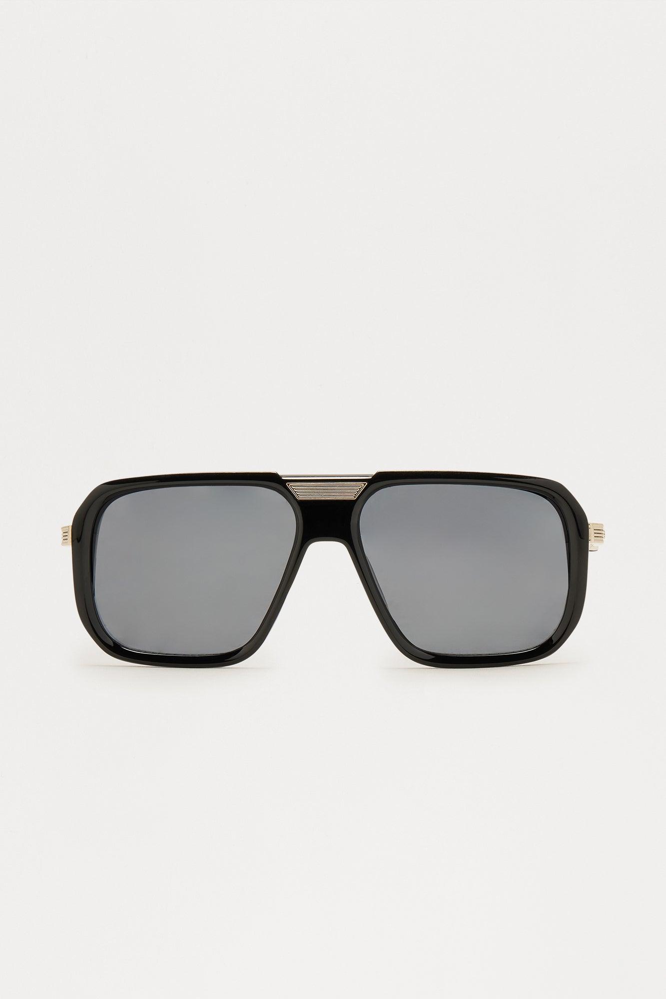 Heart Racing Square Sunglasses - Black Product Image