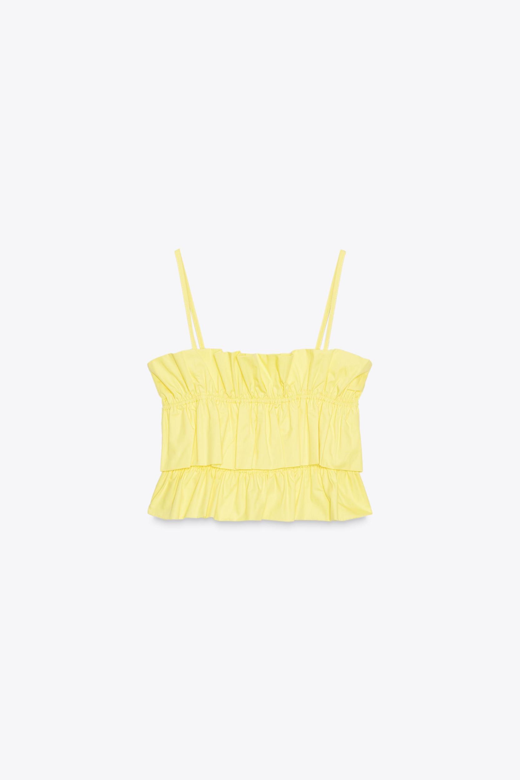 POPLIN CROP TOP Product Image