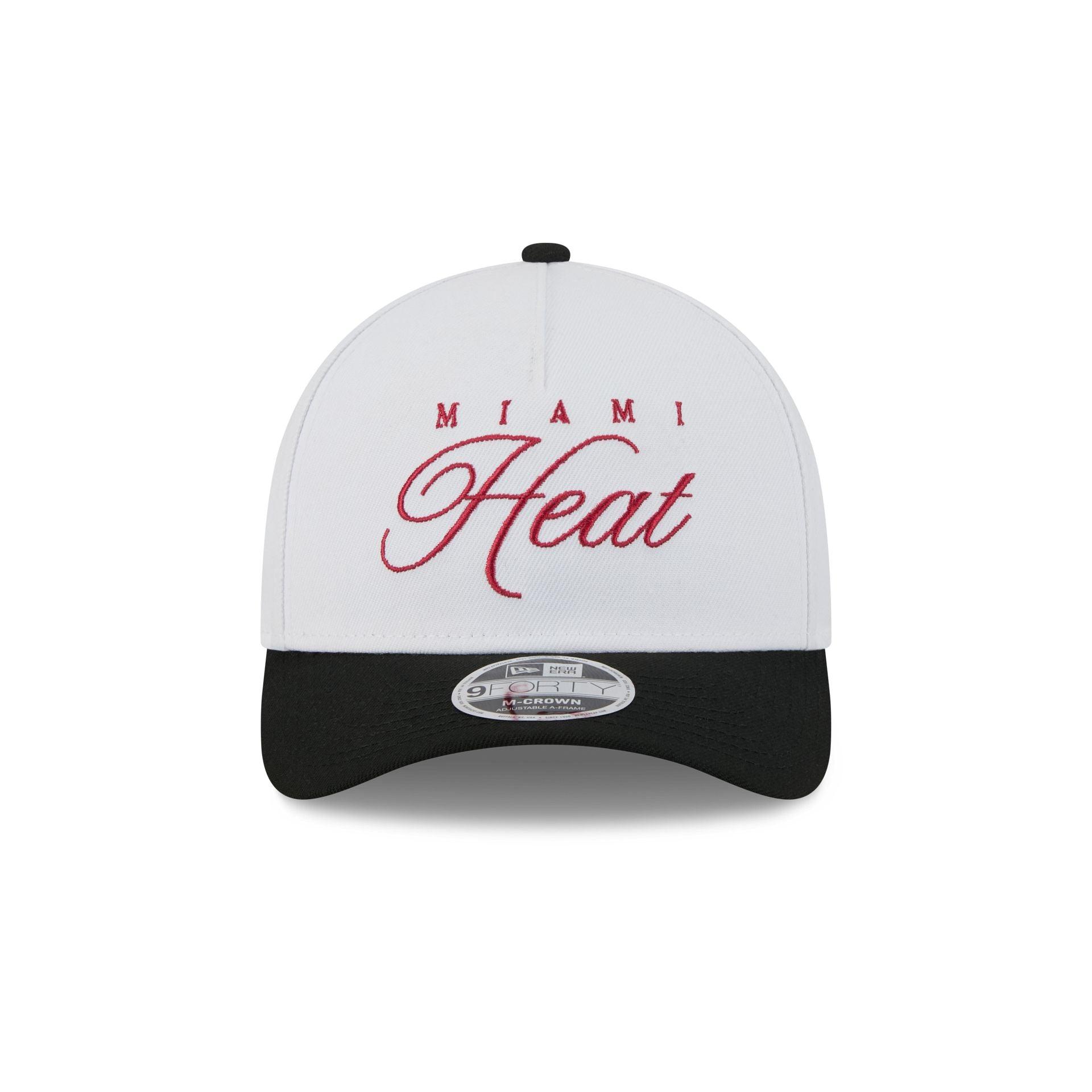 Miami Heat 2025 Draft 9FORTY M-Crown A-Frame Snapback Hat Male Product Image