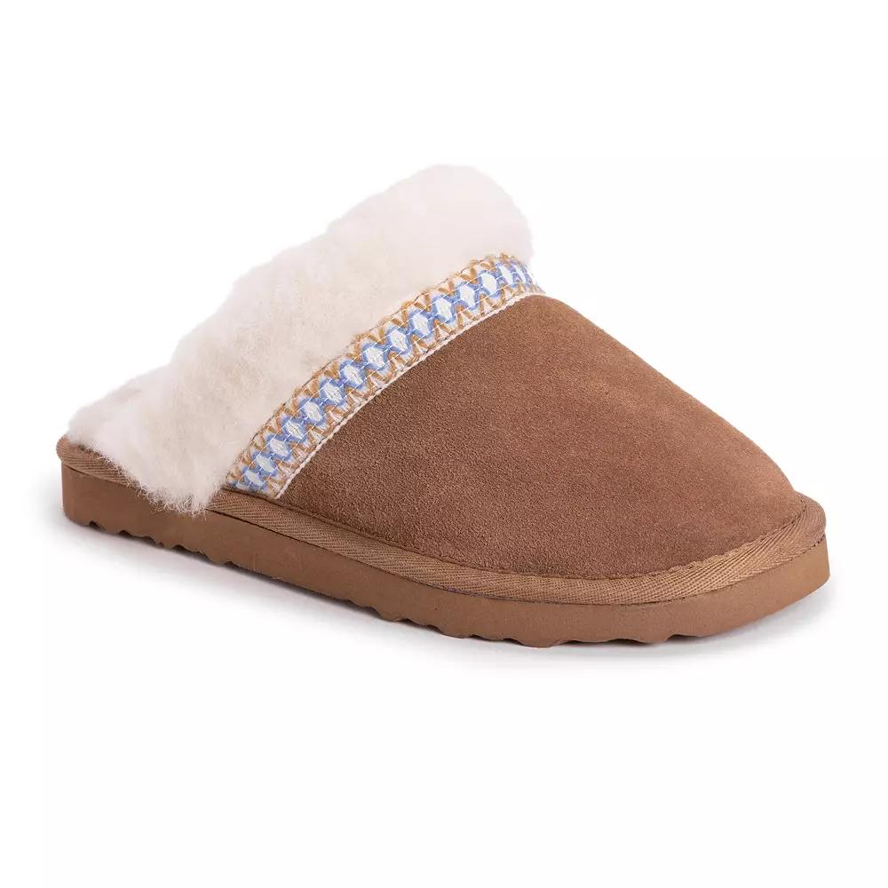 MUK LUKS® Dawn Suede Women's Scuff Slippers,  Product Image
