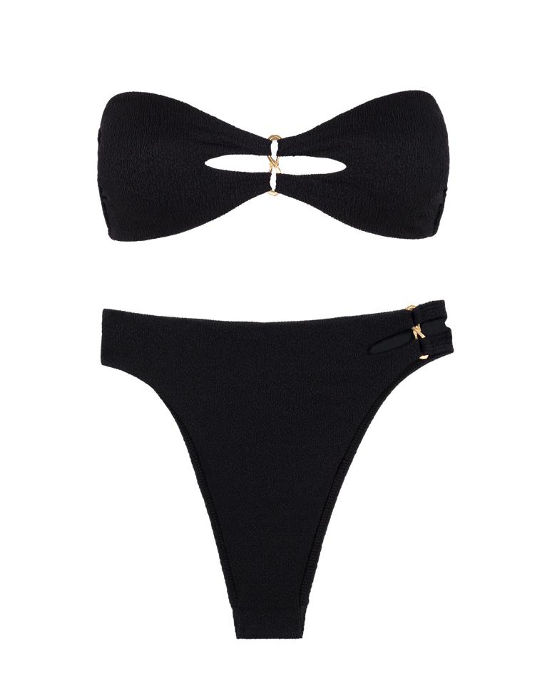 Firenze Solaro Bandeau Top - Black Product Image