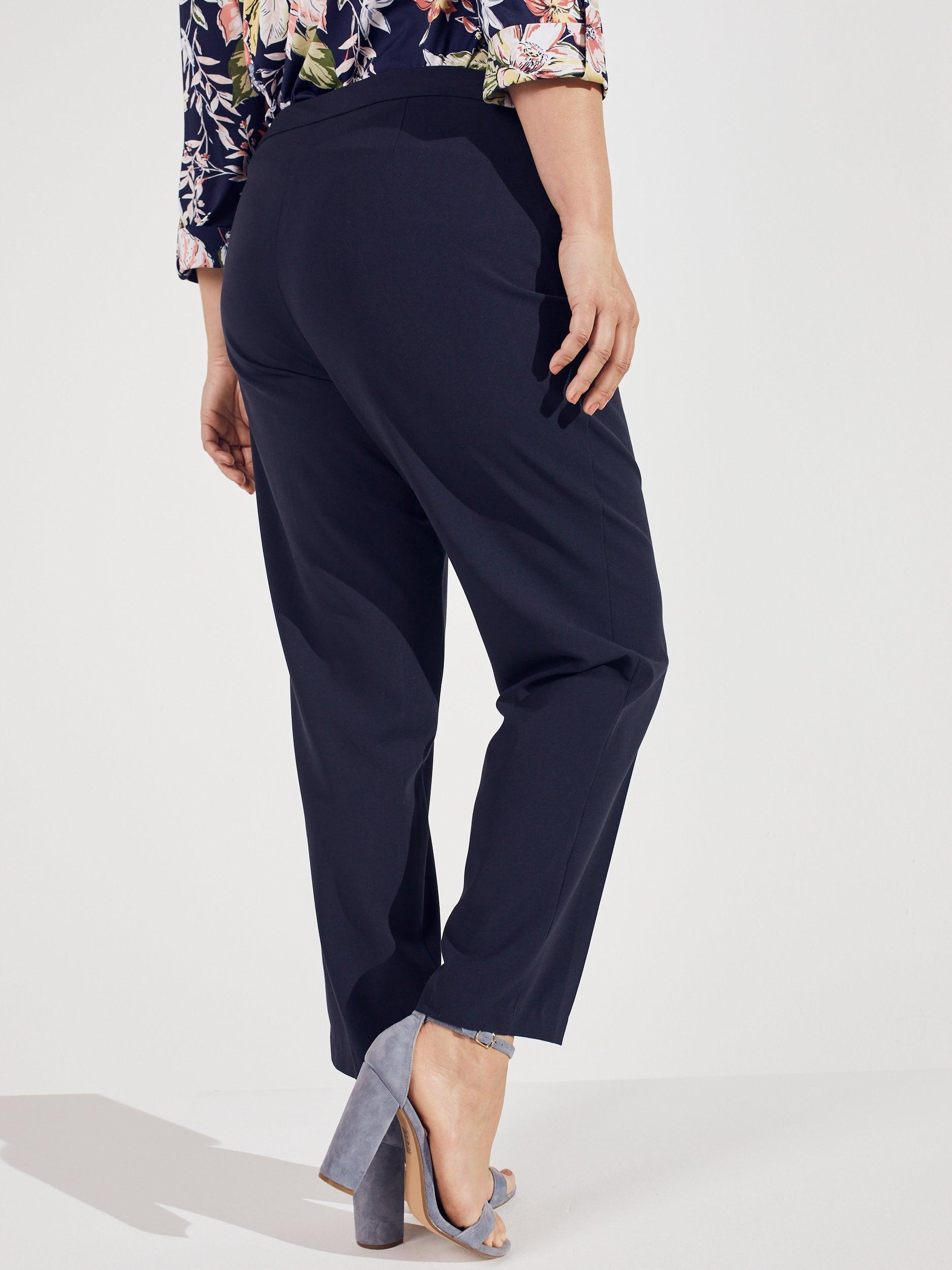 Roz & Ali™ Pull On Tummy Control Pants With L Pockets, Tall Length Plus Product Image