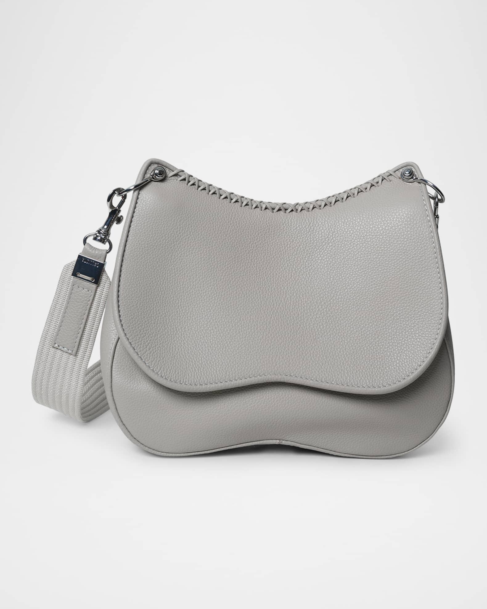 Medium Saddle Grained Leather Crossbody Bag Product Image