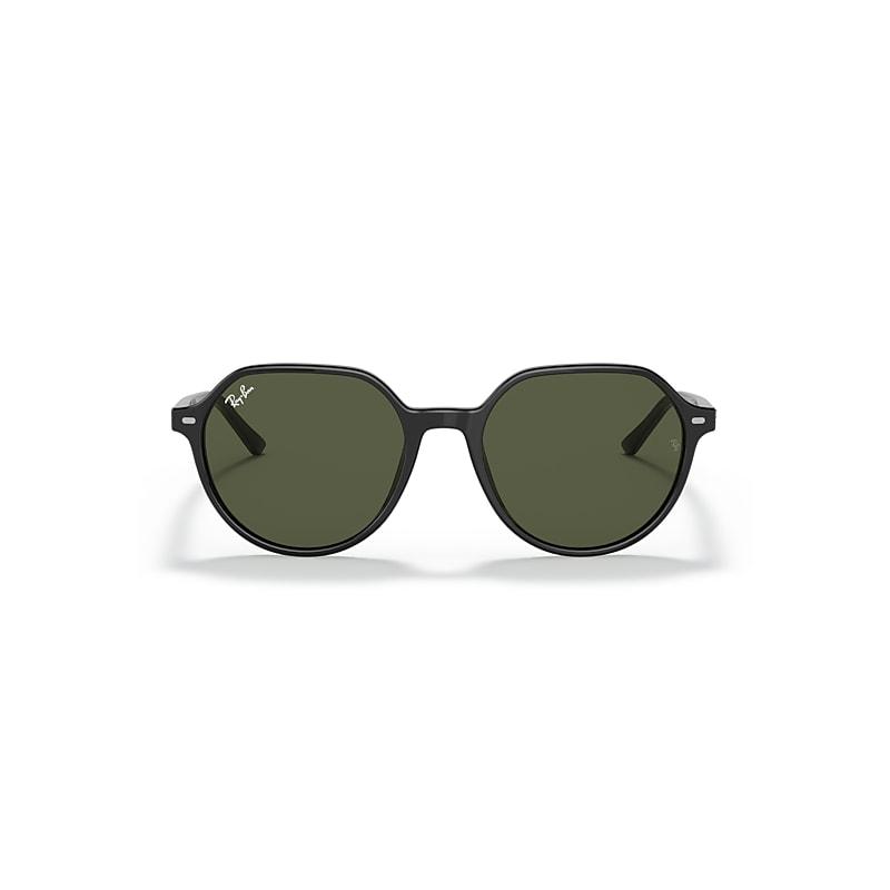 Ray-Ban New Round Sunglasses Frame Blue Lenses Product Image