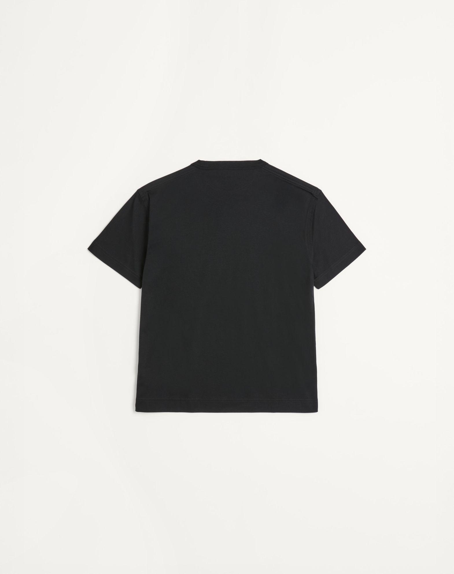Cotton T-Shirt With Maison Valentino Tailoring Label Product Image