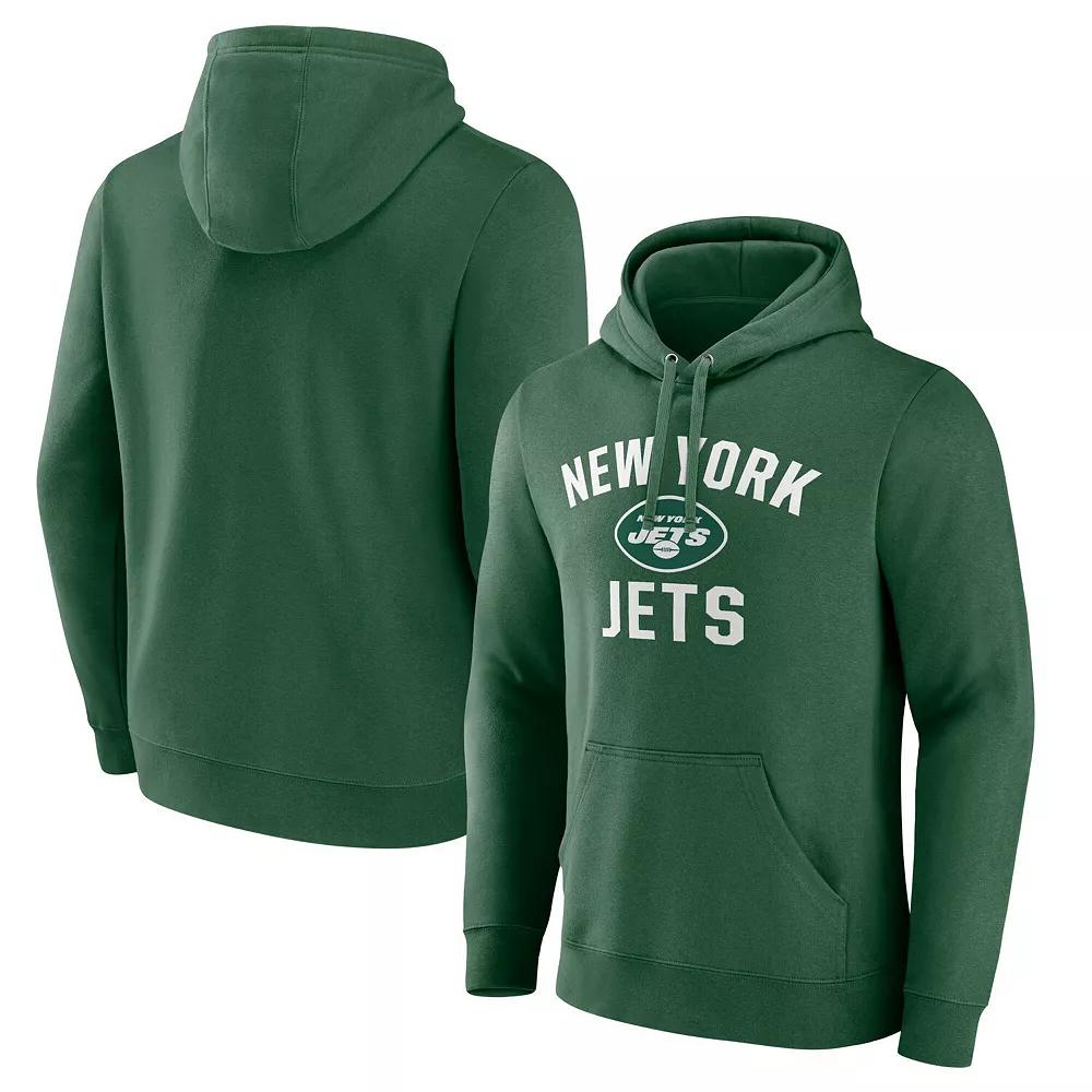 Men's Fanatics Green New York Jets Victory Arch Pullover Hoodie,  Product Image